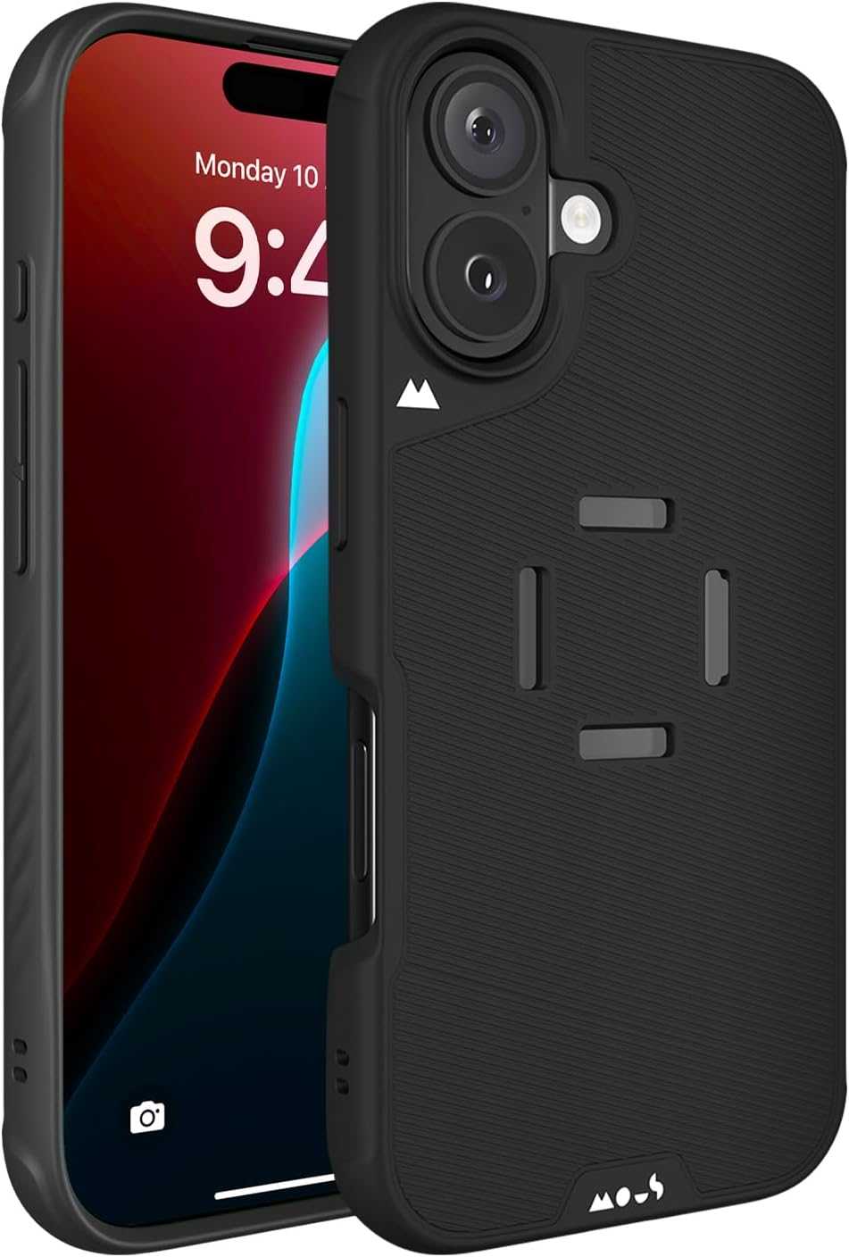 Mous - Intralock Phone Case for Google Pixel 9 Pro - Magsafe Compatible with Intralock Technology for Mechanical Mounting - Black image number 4