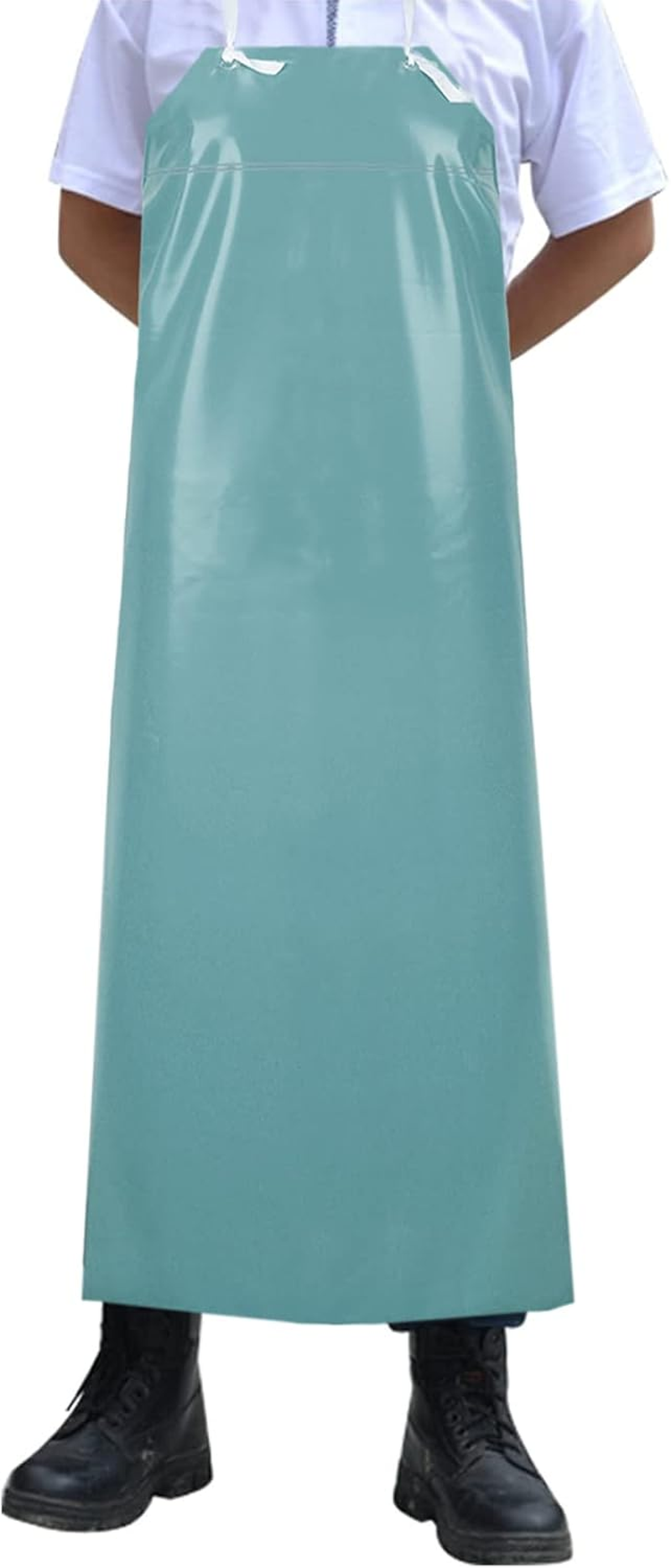 Surblue Waterproof Rubber Vinyl Apron Chemical Resistant Work Safe Clothes image number 6