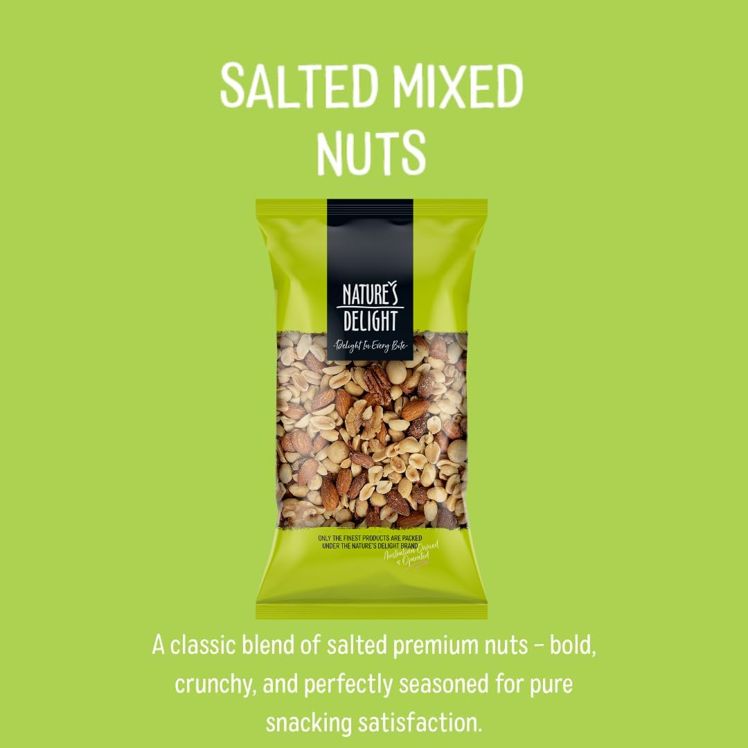 Natures Delight Salted Mix Nuts 500 G image number 6