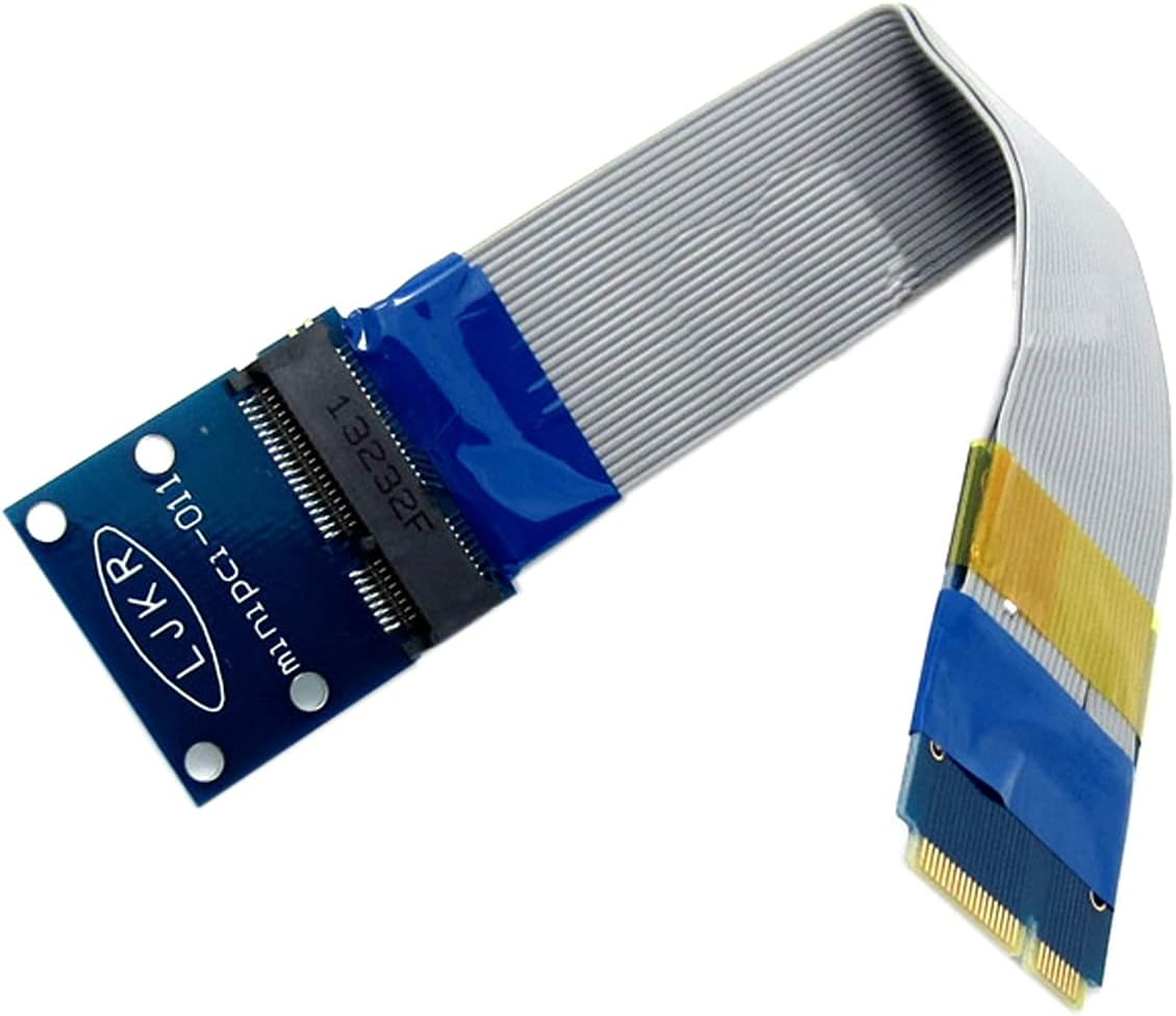 Chenyang Flexible Mini PCI Express Pci-E Mini Card Extender 52Pin Male to Female Extension FFC Cable for SSD LAN Card image number 6