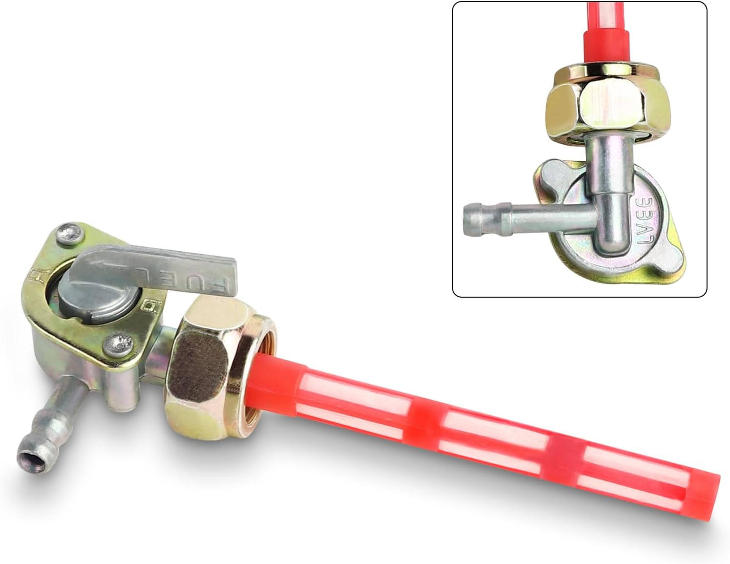 FLYPIG Fuel Valve Petcock Gas Shut off Switch(14Mm Thread) F image number 2