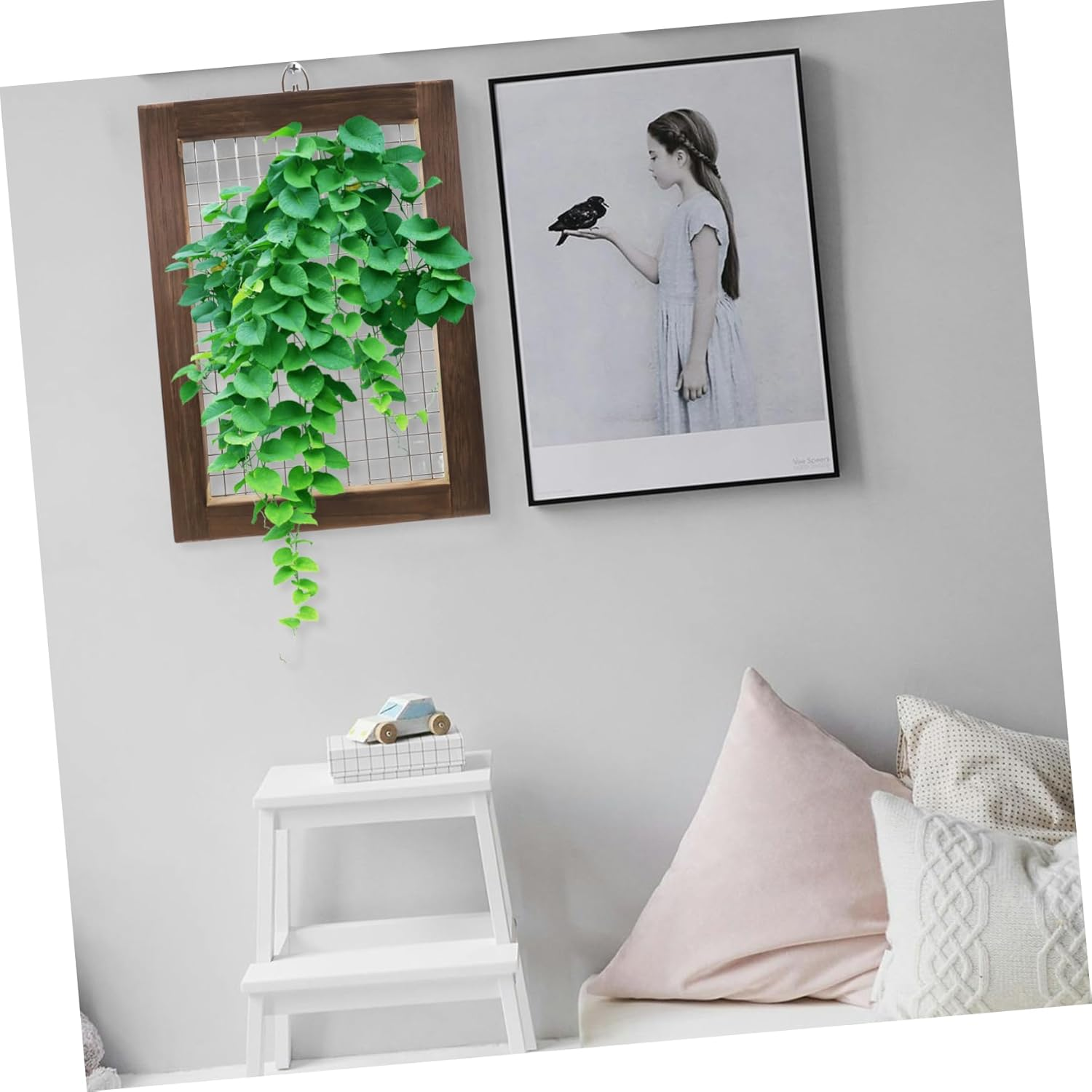 FONDOTIN Stainless Steel Soil Sifting Screen for Ferns Frame for Gardening Easy Planting and Maintenance Elegant Design for Indoor and Outdoor Use Natural Finish image number 3