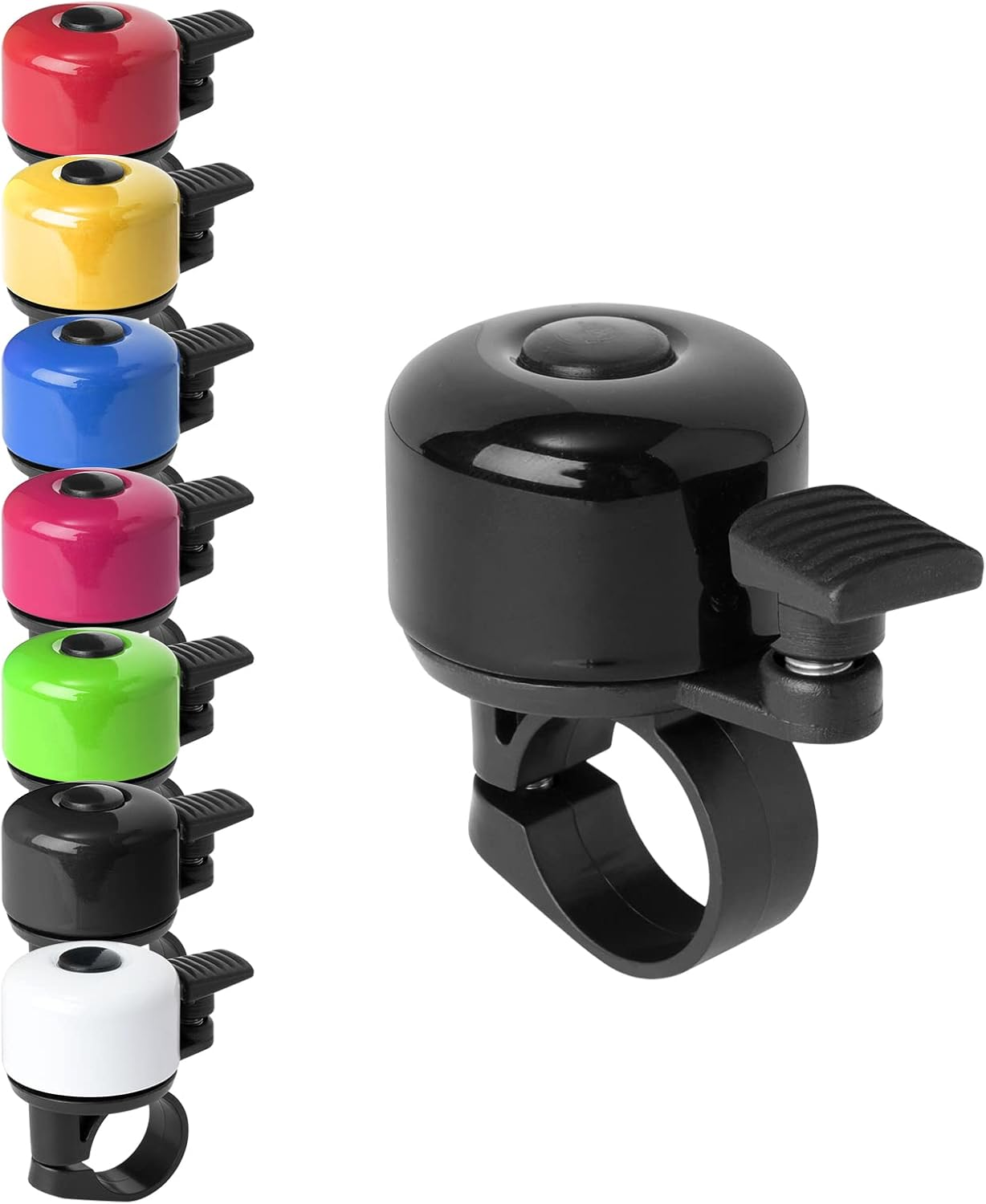 Bike Bell with Loud Melodious Sound Classic Mini Bicycle Bell for Kids Adults Bike Horn for Road, Mountain Bike for Scooter, MTB, BMX