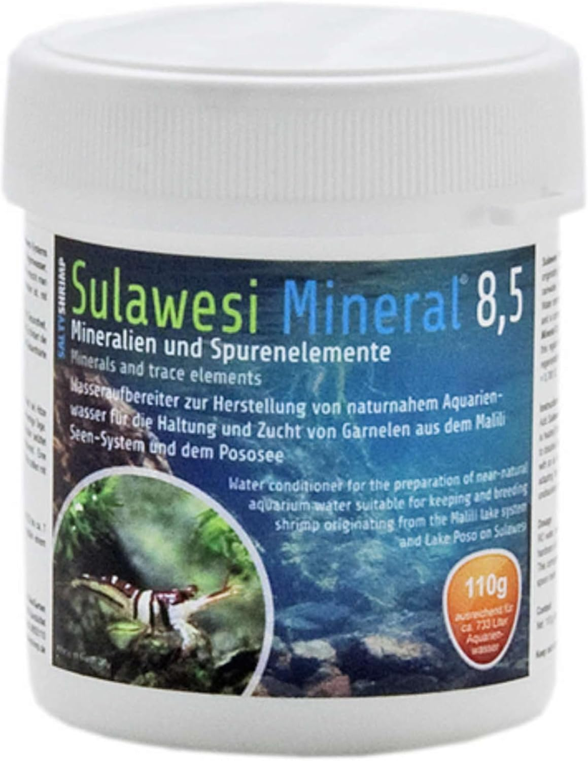 SALTYSHRIMP Sulawesi 8,5 Minerals and Trace Elements Cardinal Shrimp Tank (230G) image number 1