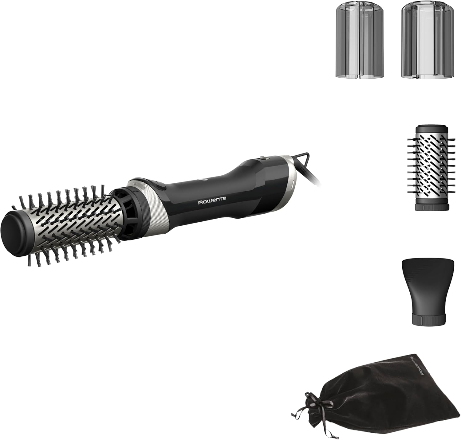 Rowenta Brush Activ' Renewal UB9530F0 Rotating Hot Air Brush, Clockwise/Anti-Clockwise Rotation Ceramic Coating, Ion Function, Natural Bristles, 2 Temperature/Fan Settings, Cold Setting, 1000 Watt, image number 2