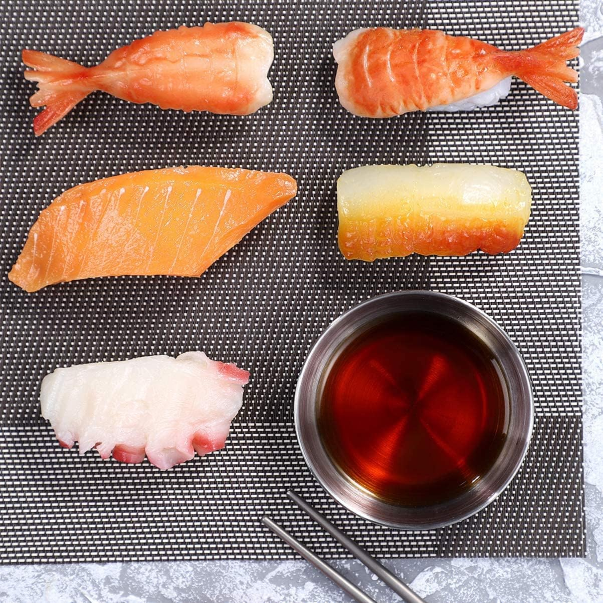 8 Pcs Stainless Steel Sauce Dishes,Dipping Bowl Dish Bowl, Salad Ketchup Dipping Bowl, Dipping Tray, Stainless Steel Butter Condiment, Mini Appetizer Tray for Home, Restaurant, image number 2