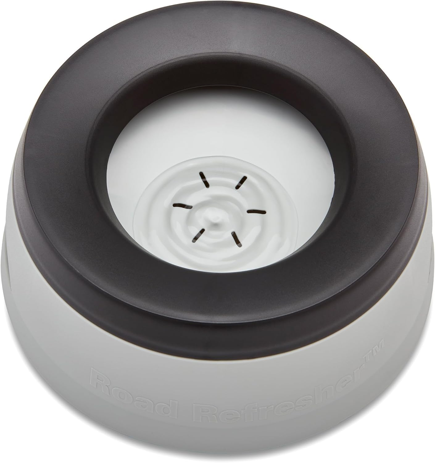 No Slobber, No Spill Dog Water Bowl | Eliminates Water Slobber from Even the Messiest Jowls, No More Wet Floors | Ideal for Home, Travel, Boat, RV | Size Small, Pewter Grey image number 6