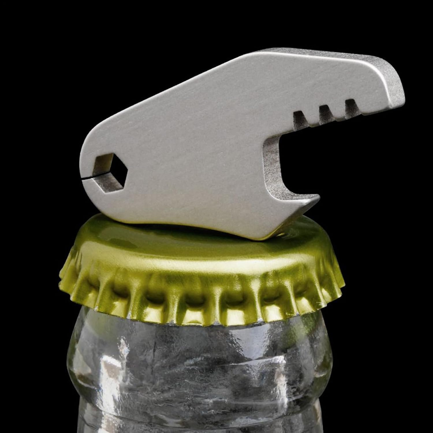 Mlqkpwy Titanium Key Ring - Titanium Heavy Duty Jewelry | Necklace Charm Pocket Outdoor Tool | for Daily Camping Picnic Travel Hiking Fishing Office Wallet Handbag Backpack Adults Men Dad