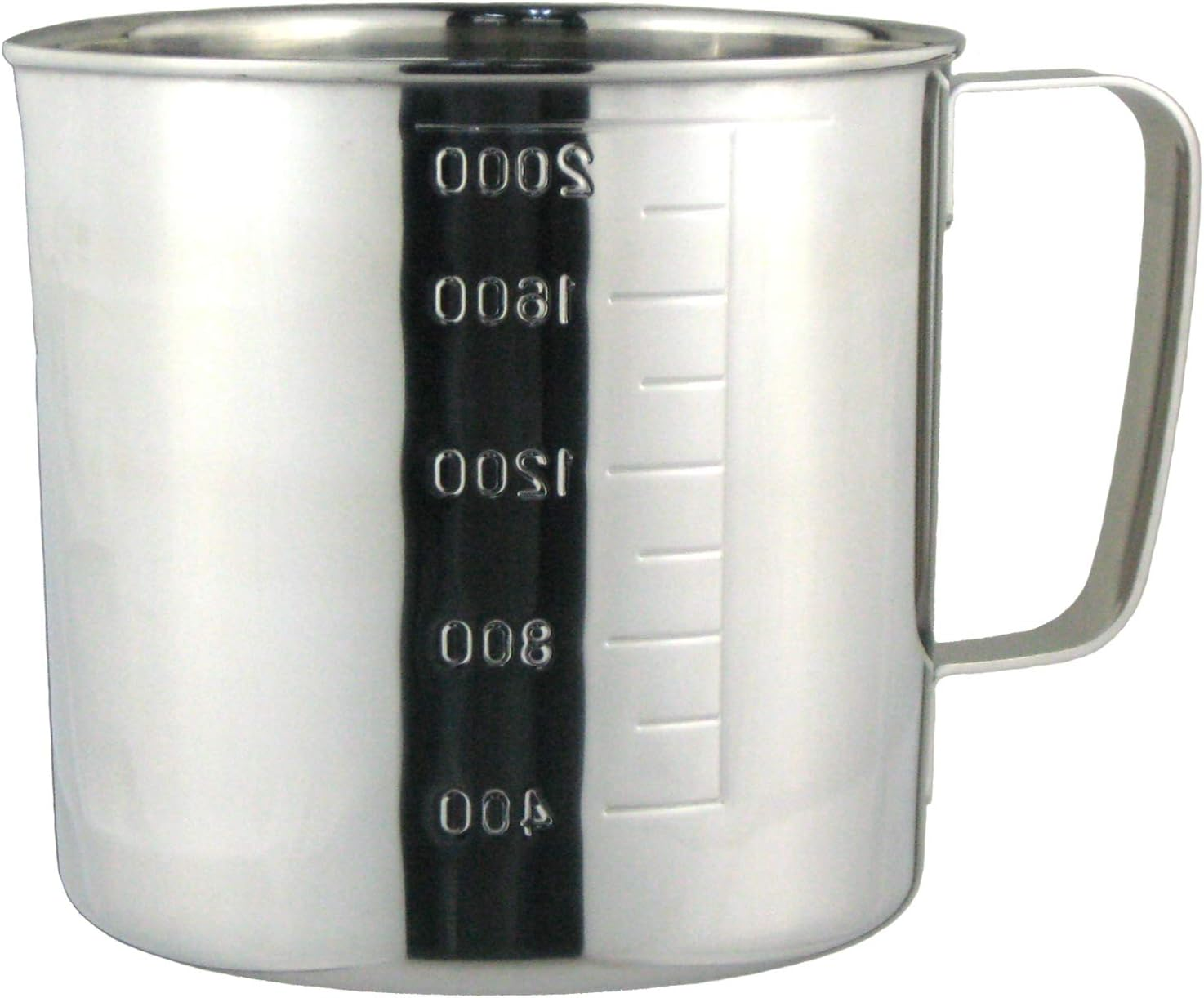 Nagao 802000 Tsubamesanjo Measuring Cup, 6.8 Fl Oz (2,000 Ml), 18-8 Stainless Steel, Made in Japan image number 4