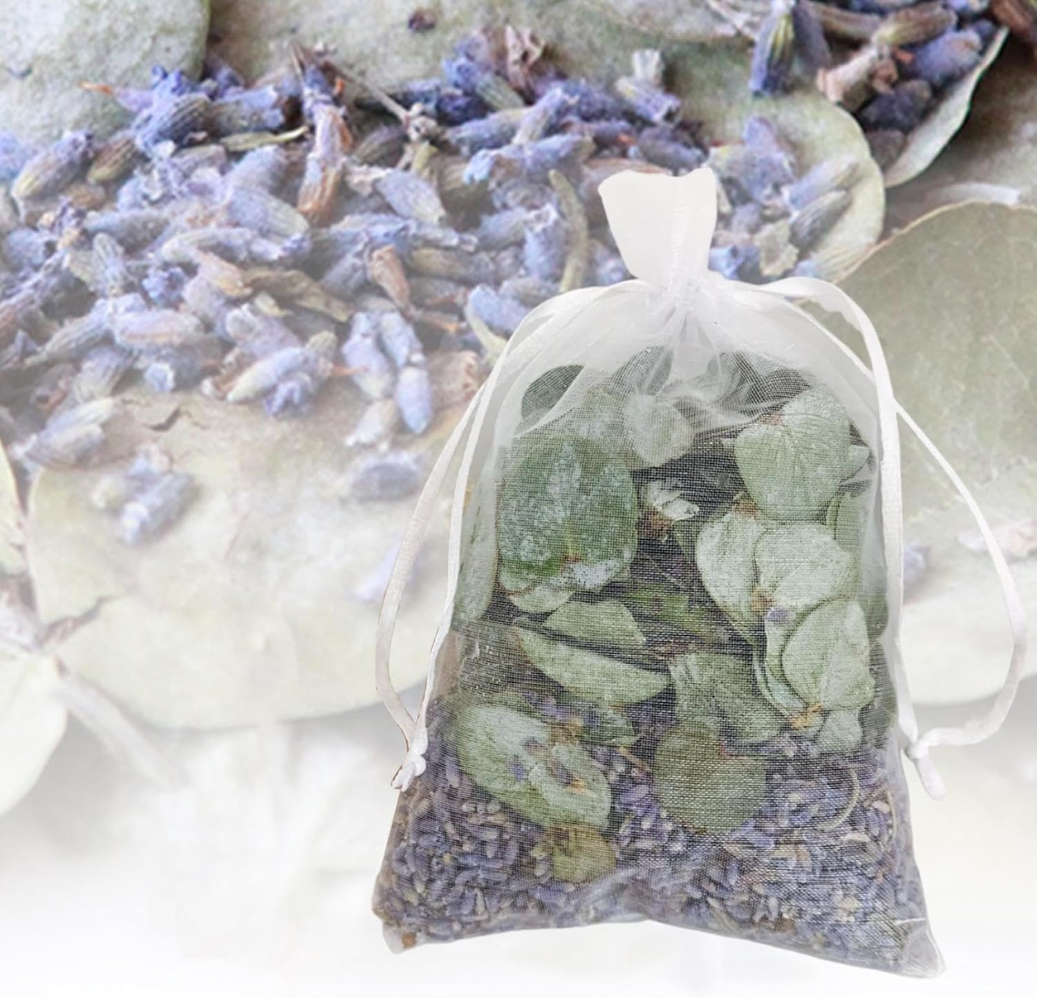 Scented Sachet Bags, Closet Scented Sachets | Eucalyptus Leaves, Lavender Sachets - Freshening Sachet Bags, Artificial Flowers Home Fragrance Bags for Relaxing image number 3