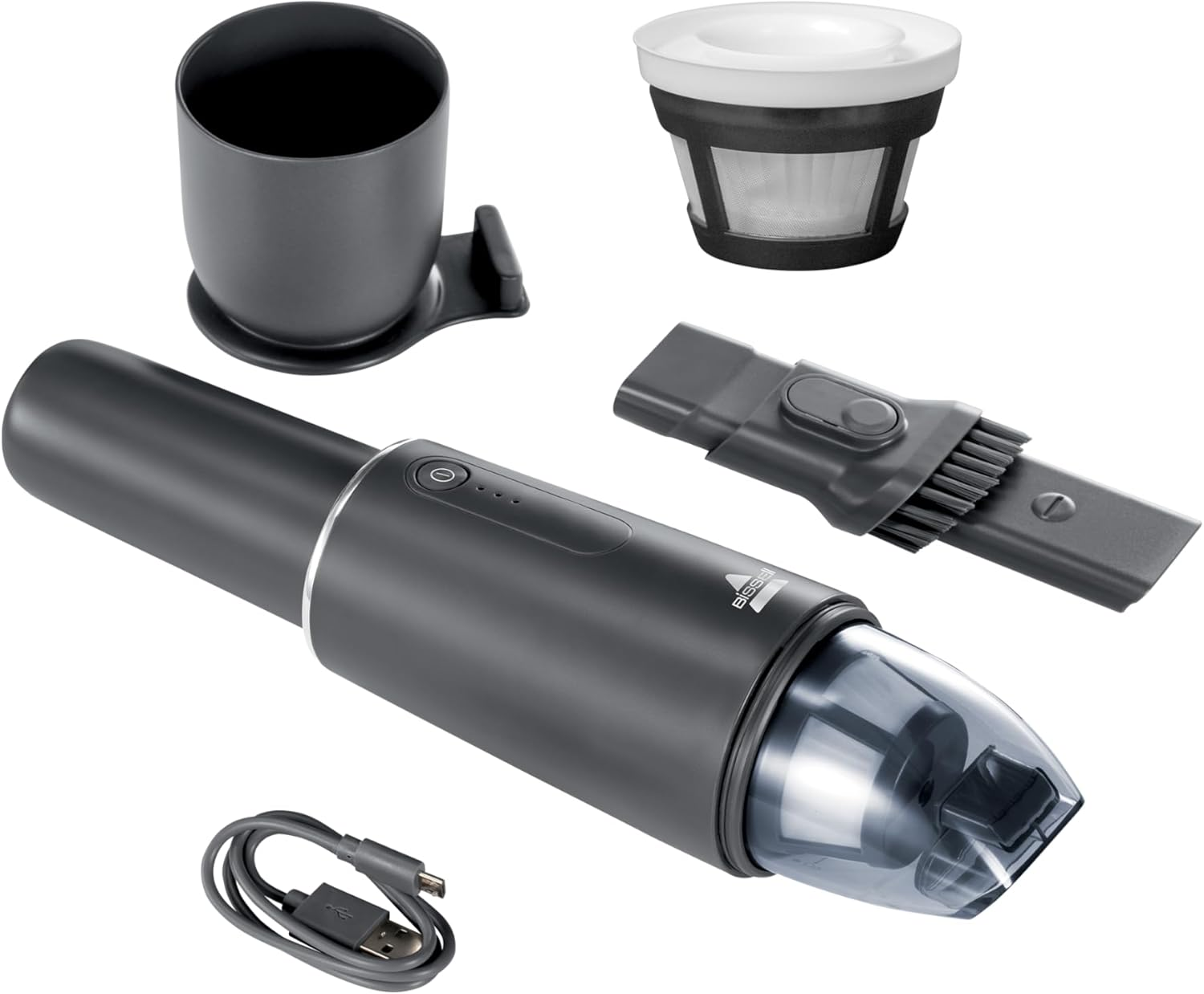 BISSELL Aeroslim 4139 | Cordless, Lightweight, & Compact USB Rechargeable Handheld Vacuum for Home, Office, & Car Cleaning with Washable Filters image number 3