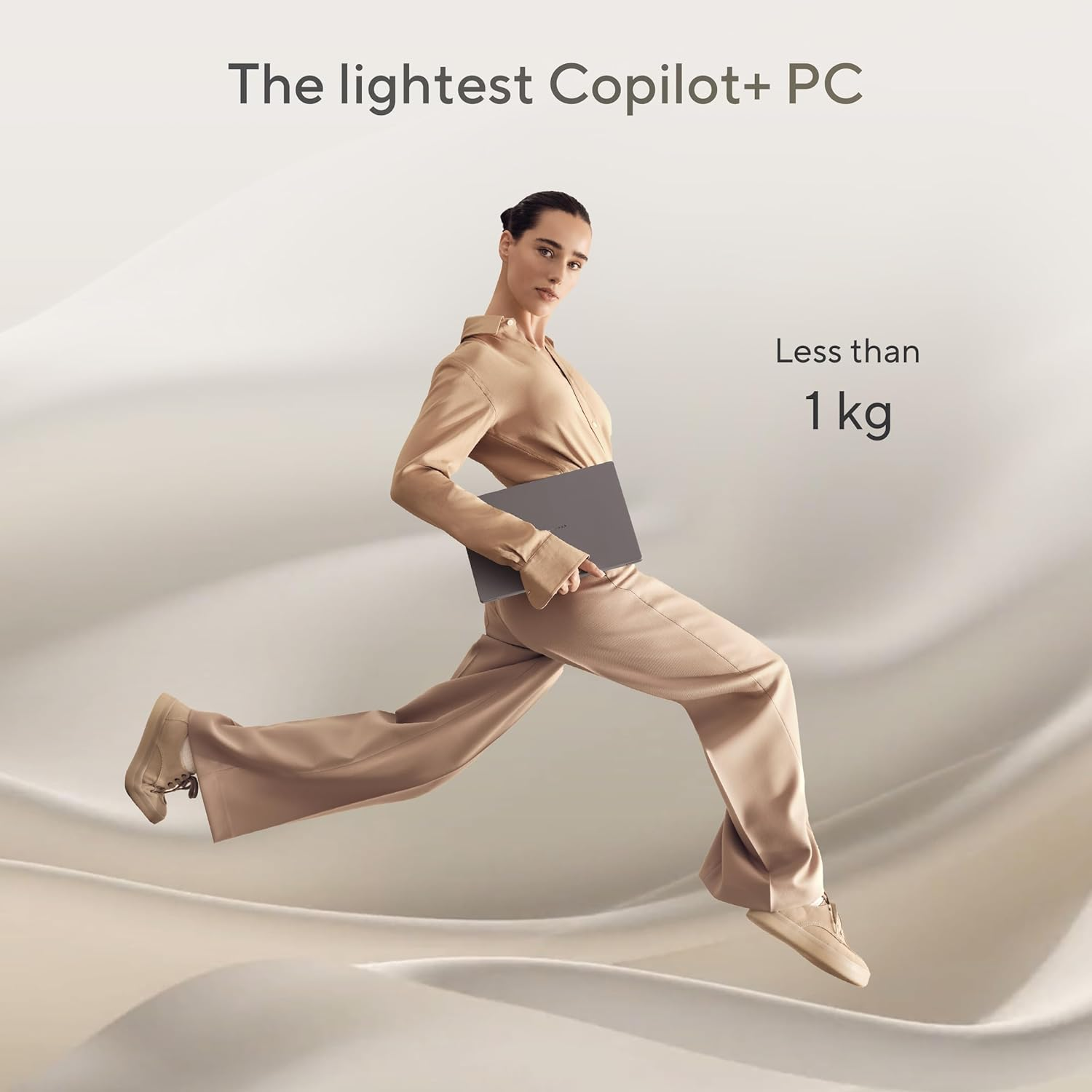 ASUS Zenbook A14 Lifestyle Laptop. 14" OLED Display. Snapdragon X plus X1P 42 100 Processor (Up to 3.2Ghz) Qualcomm Hexagon NPU up to 45TOPS. LPDDR5X 16GB RAM. 512GB Pcie 4.0 SSD. Wi-Fi 6E. W 11 Home image number 5