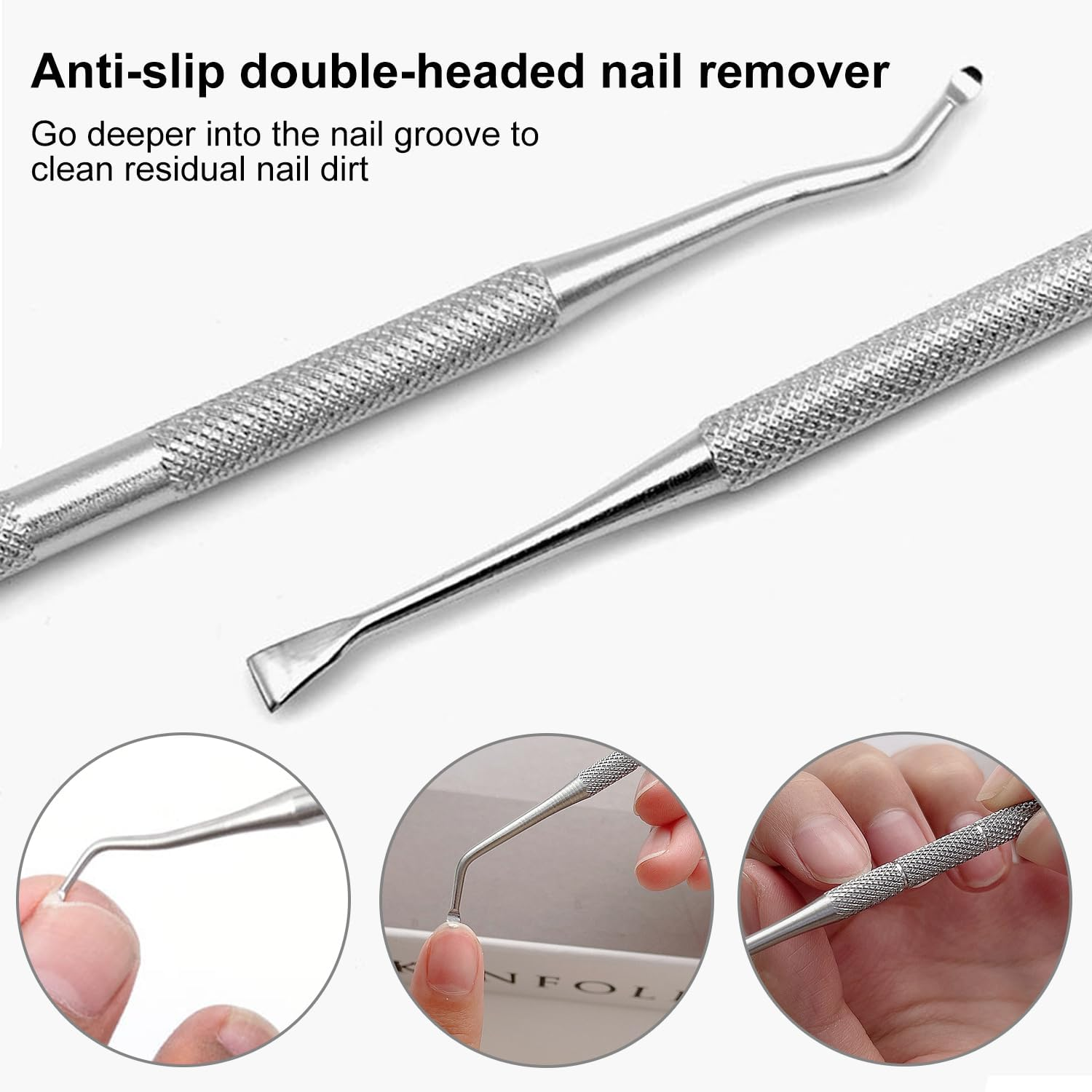 SHUNMAN Nail Cutter Set,5 Pcs Premium Large Nail Clippers Set, Podiatrist Toenail Clippers Kits, for Thick & Ingrown, for Elderly,Mens,Women,Long Handle Safety image number 2