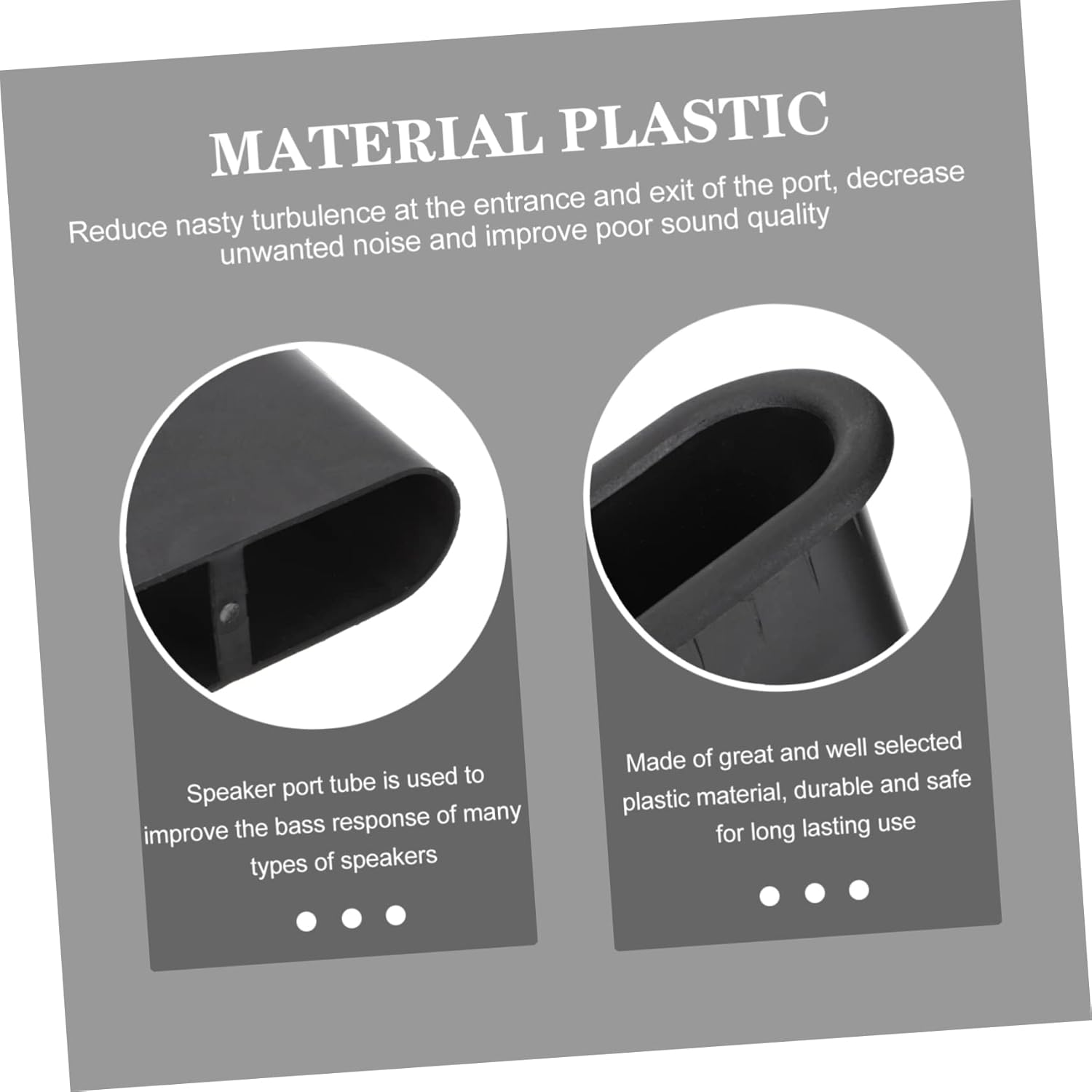 Veemoon 5Pcs Speaker Voice Outlet Accessories Sound Tube Speaker Port Tubes Fit for Home Car Bar Stage Improve Sound Quality image number 6