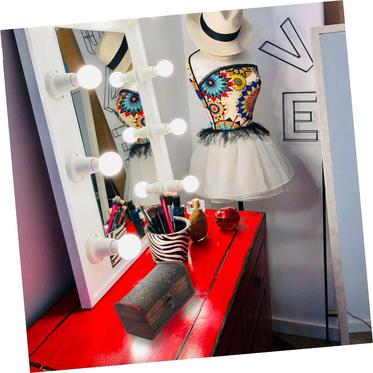 MAGICLULU Vintage Chinese Style Wooden Decorative Storage Box Lock, Small Orange Retro Jewelry and File Organizer for Home and Wedding Use image number 6