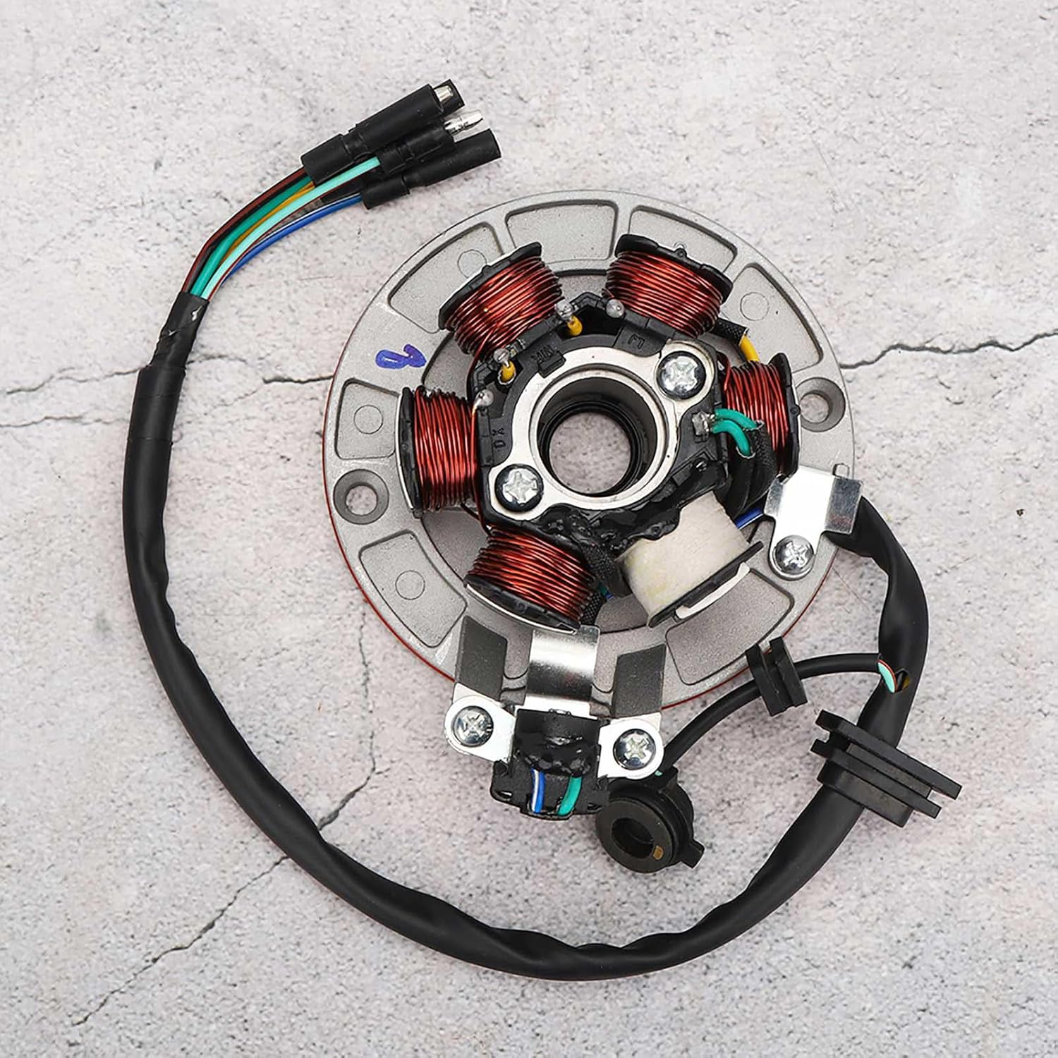 Magneto Stator Plate Copper Copper for Lifan Yx Start Engine Pit Pro Trail Dirt Dirt Dirt Dirt Accessory Standard Motorcycle, Default image number 4