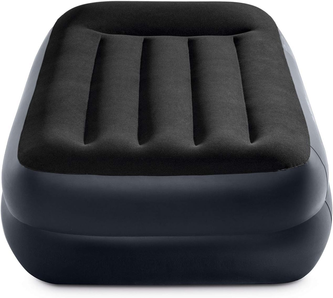 INTEX 64122NZ - Twin Pillow Rest Raised Airbed with Fiber-Tech RP (W/220-240V Internal Pump), Size 99Cmx1.91Mx42Cm image number 2