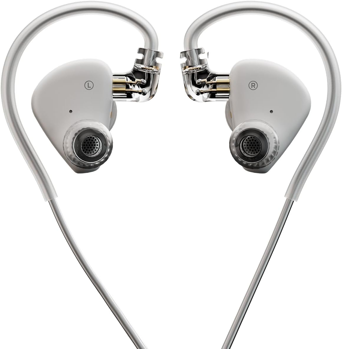 Ooopusx Op.24 2DD+4BA Hybird In-Ear Headphones Hifi Wired Monitors Earbuds with One Dial (3.5Mm No Mic)