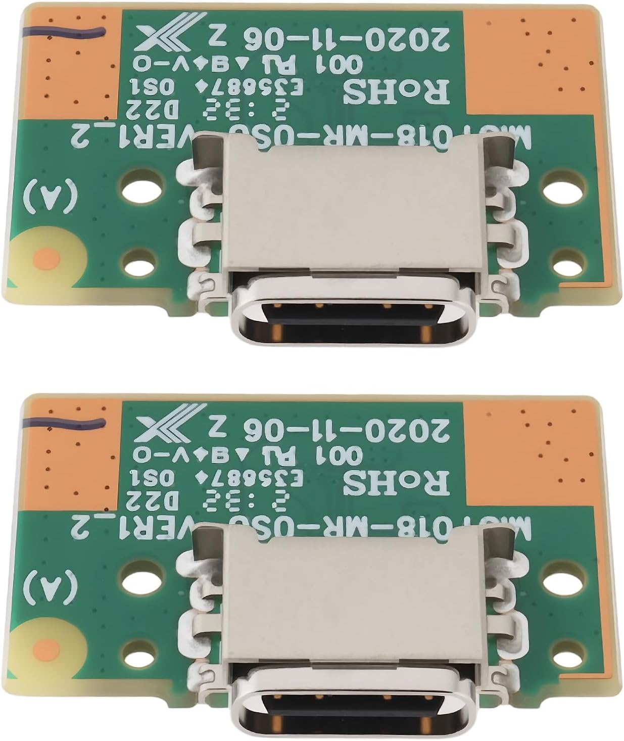 YINETTECH 2Pcs 14Pin Tablet Type-C Charging Port Board MID7018-MR-USB-VER1-2 for ONN 100026191 image number 6