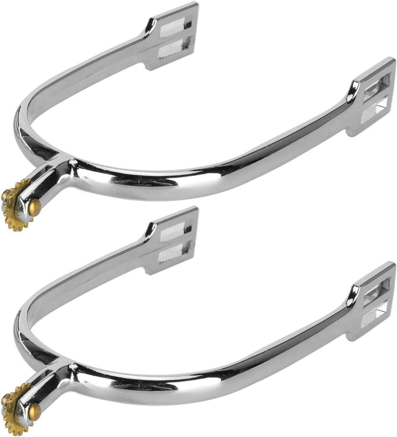 QANYEGN Knob Horse Spurs, Zinc Alloy Equestrian Horse Spurs, English Horse Riding Spurs for Equestrian Boots and Horsemanship Lovers image number 4