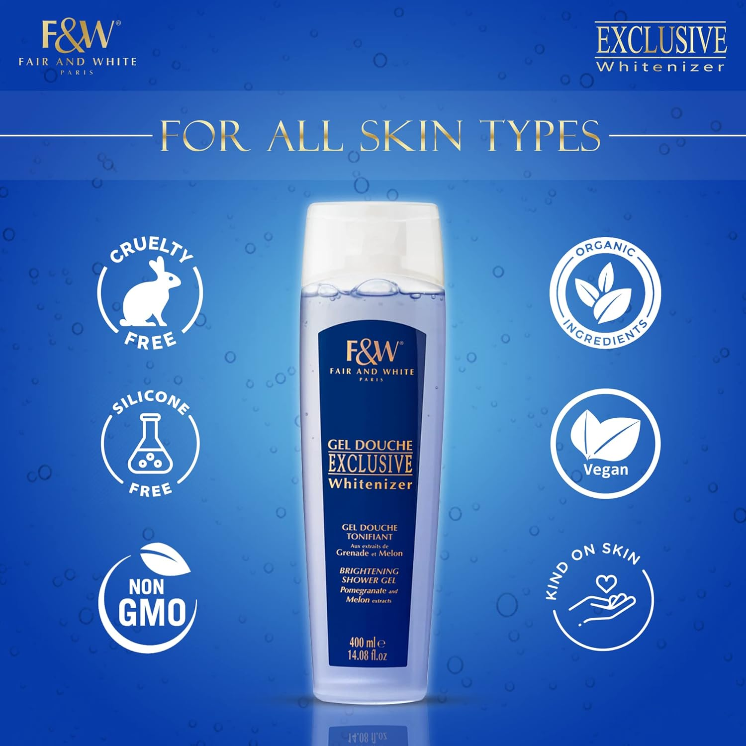 Fair and White Exclusive Shower Gel 400 Ml