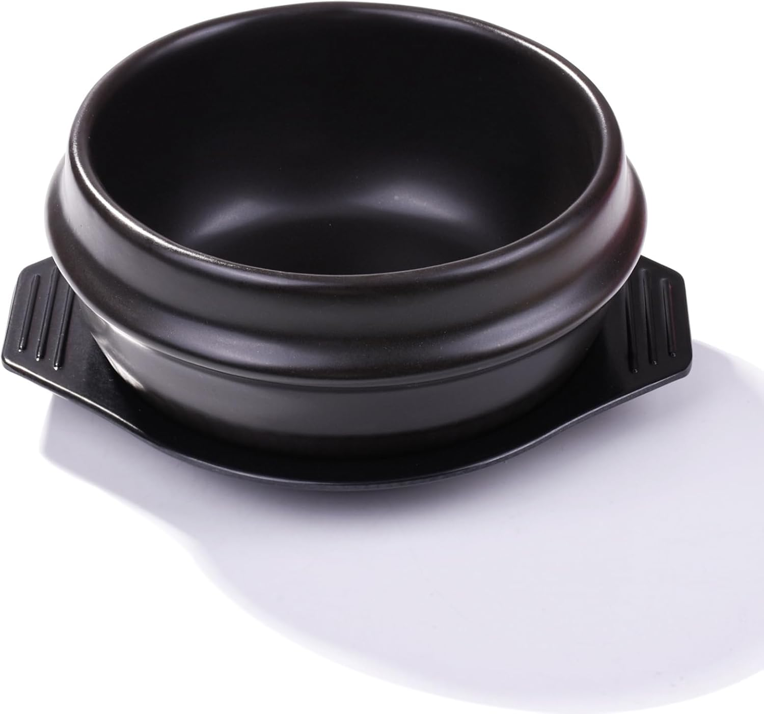 Korean Stone Bowl for Bibimbap and Soup, No Lid, Premium Ceramic with Melamine (Large) image number 2