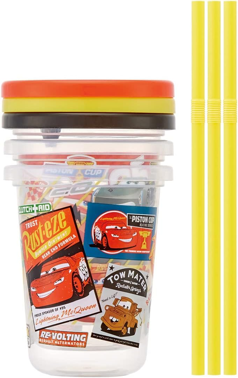 Skater SIH2ST-A Tumbler with Straw, 3 Pieces, Disney Cars 21, Made in Japan, 8.1 Fl Oz (230 Ml) - Cars image number 3