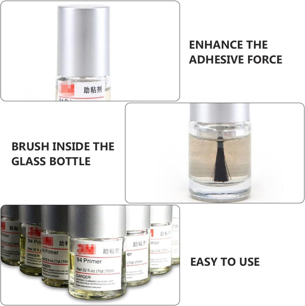 Mobestech Car Adhesion Promoter Automotive Adhesives Double Sided Adhesive Tape Activator Tape Primer 94 image number 1