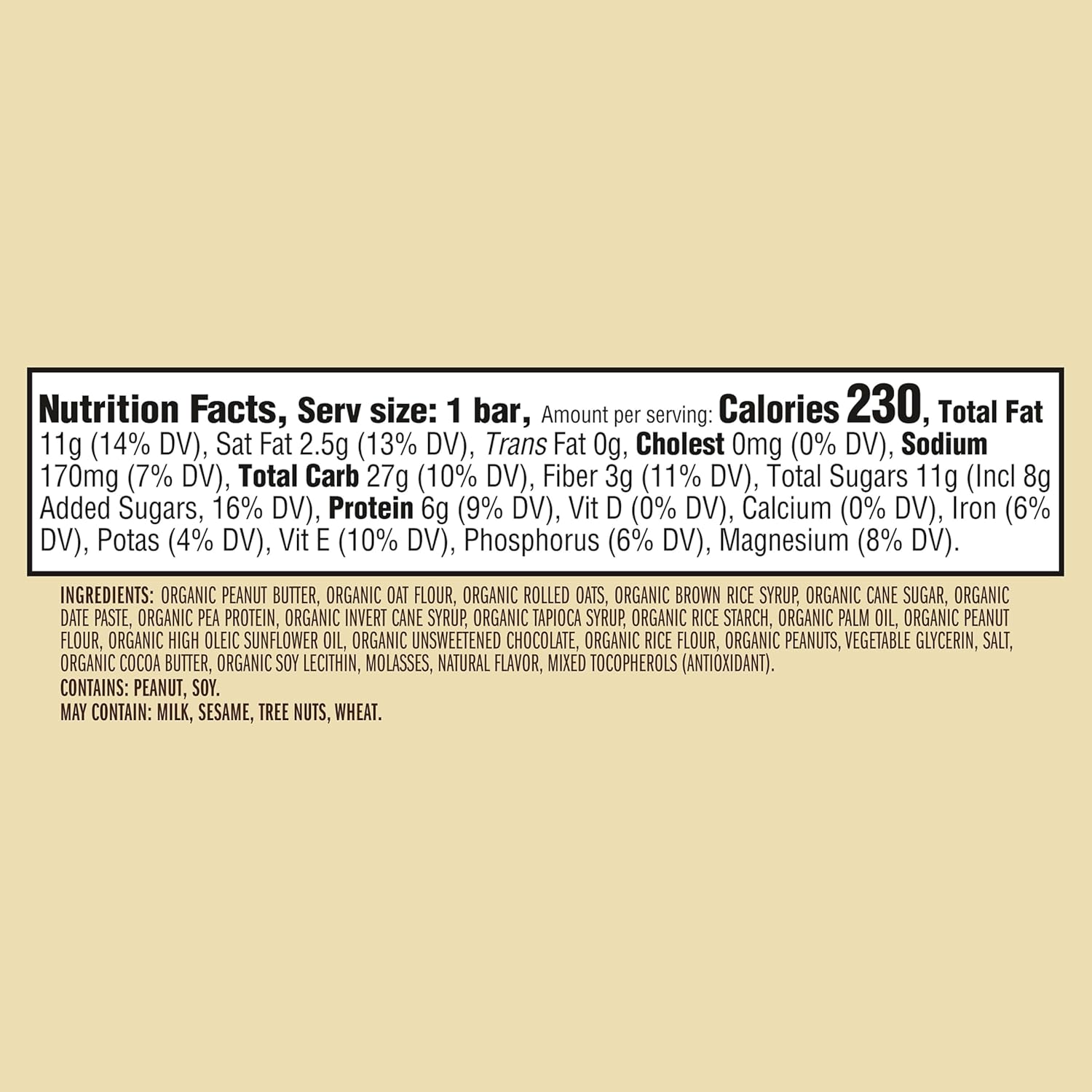 CLIF Nut Butter Bar - Chocolate Chip & Peanut Butter - Filled Energy Bars - Non-Gmo - USDA Organic - 7G Plant-Based Protein - Flavoured Naturally - 50G. (5 Pack) image number 6