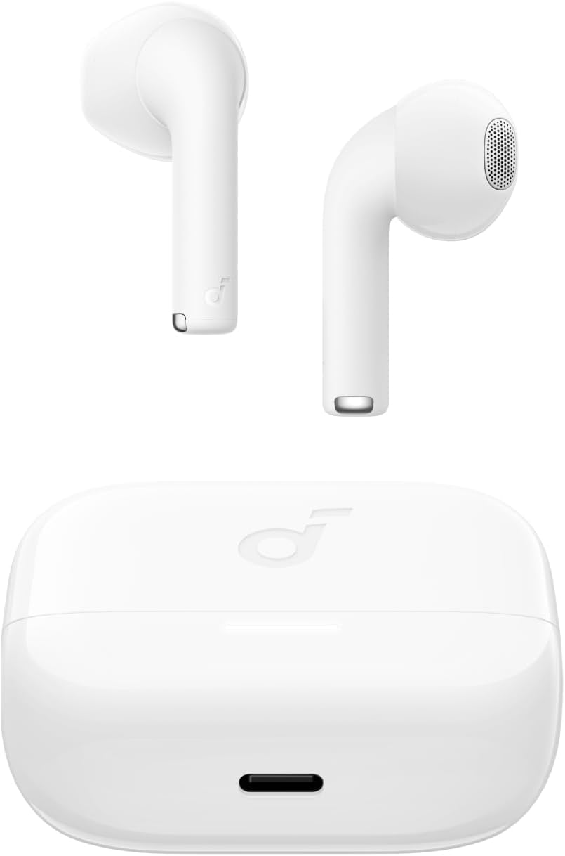 Soundcore K20I by Anker, Semi-In-Ear Earbuds, Bluetooth Wireless, 36H Playtime, Fast Charge, Clear Sound, Comfortable Fit, ENC 2-Mic Clear Calls, Custom EQ, IPX5, Bluetooth 5.3, App Control (Black)