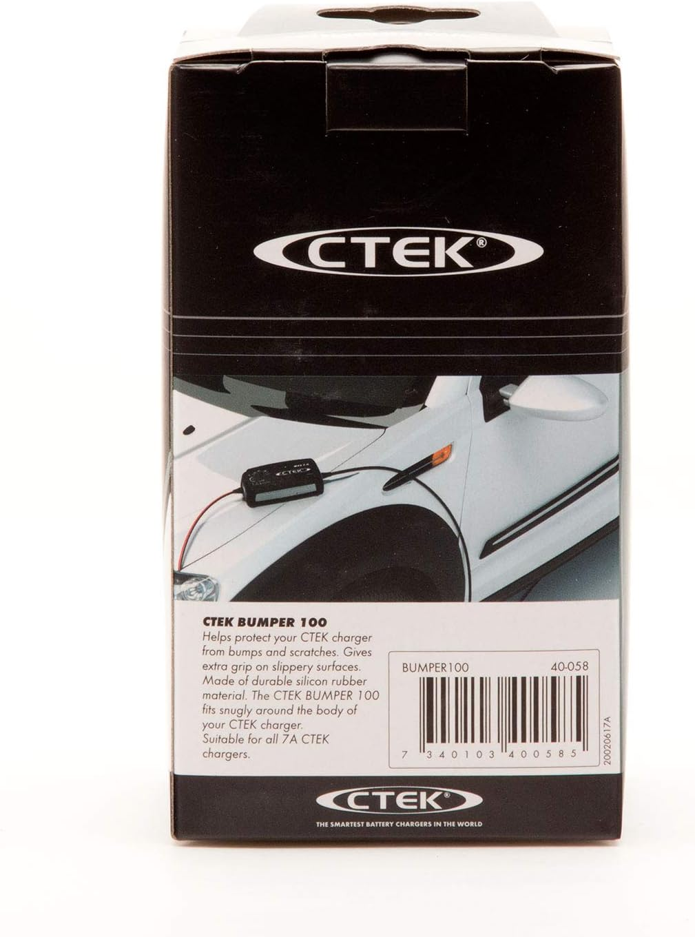 CTEK Bumper 100, Protects Your CTEK Battery Charger from Drops & Scratches, Fits CTEK 7 Amp Charger, Non-Slip, Silicon Rubber for a Strong Grip on Angled or Slippery Surfaces, Tough & Durable image number 2