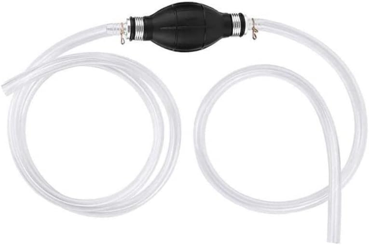 Clear Fuel Line Assembly Hose, 3/8" 10Mm Marine Outboard Boat Motor, Rvs Fuel Line Assembly W/Primer Bulb Pump 6 Feet Fuel Gasoline Water Line Hose Pipe Fuel System Tools image number 3