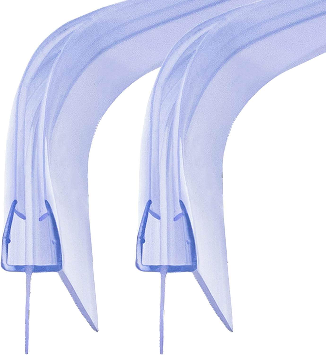 KOOBON Shower Seal 2 X 80 Cm Replacement Seal Shower Door for Shower Door Glass Thicknesses of 4-6 Mm, Water-Repellent Shower Door Seal or Shower Cubicle Seal for Shower Cubicle Bath