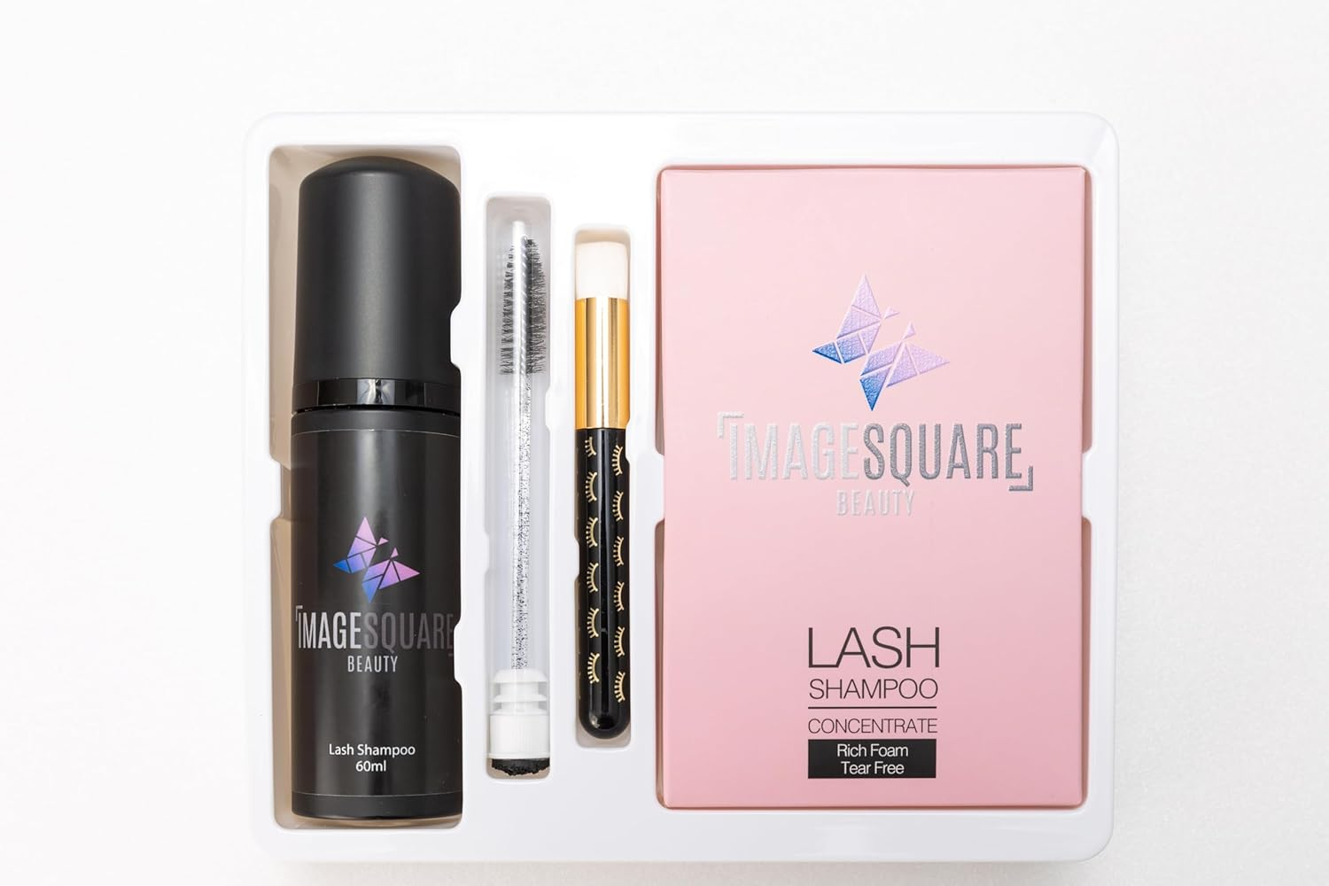 Image Square Beauty Lash Foam Cleanser Kit, Concentrated Eyelash Cleaner image number 6