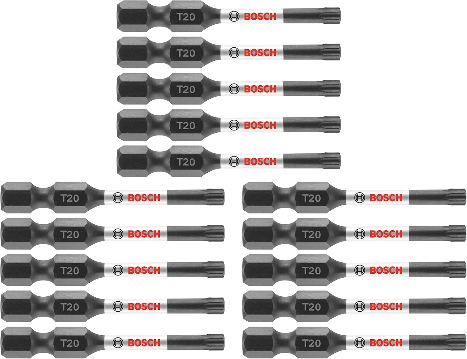 BOSCH ITT10202 2-Pack 2 In. Torx #10 Impact Tough Screwdriving Power Bits image number 3