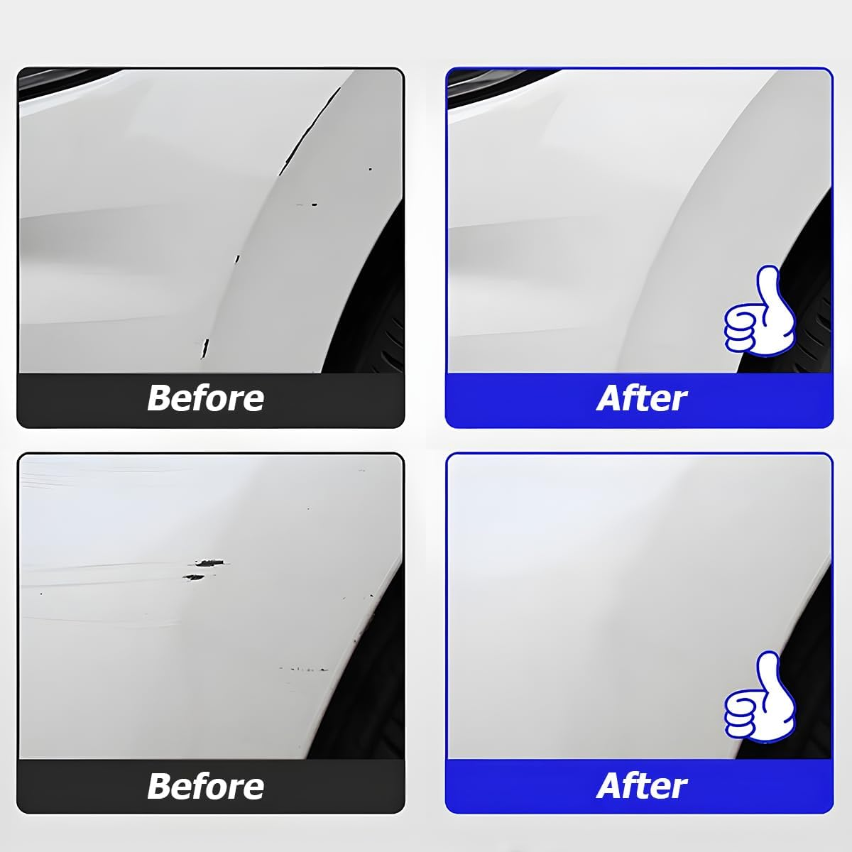 Touch up Paint for Car, Two-In-One Vehicle Fill Paint Pen, 0.4 Oz Quick and Easy Auto Minor Scratch Remover, Effective Car Repairng Gloss Accessories, Universal for SUV, Truck, Rv（Gray） image number 6