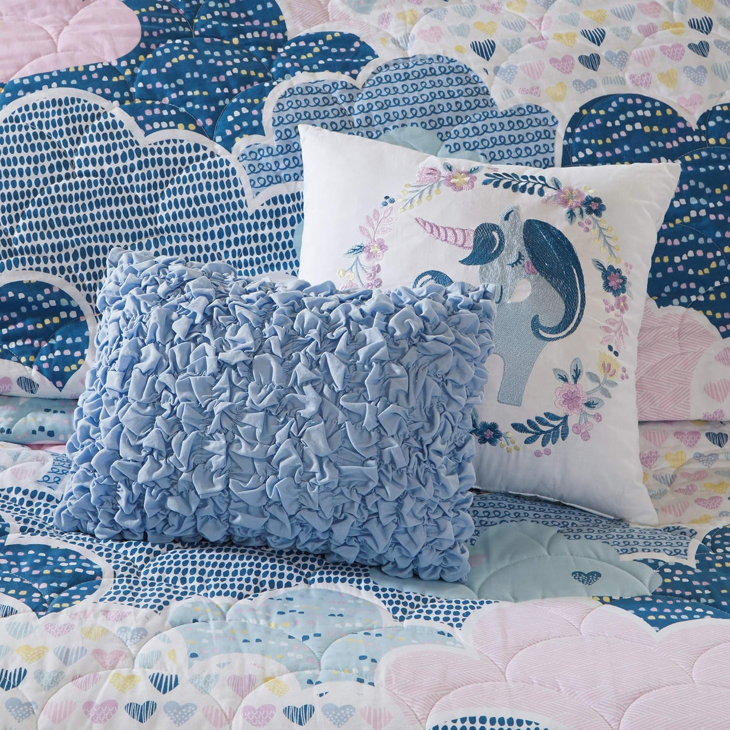 Cloud 9 Coverlet Set Purple Twin/Twin XL image number 6