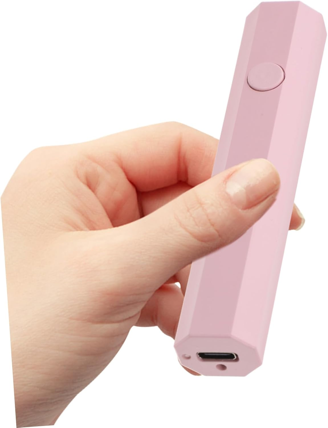 DONFAMDS Portable Mini UV Nail Lamp Nail Polish Dryer with USB Charging Handheld Manicure Light for Salon and Home Use Even Heat Suitable for Beginners and DIY Manicure image number 4