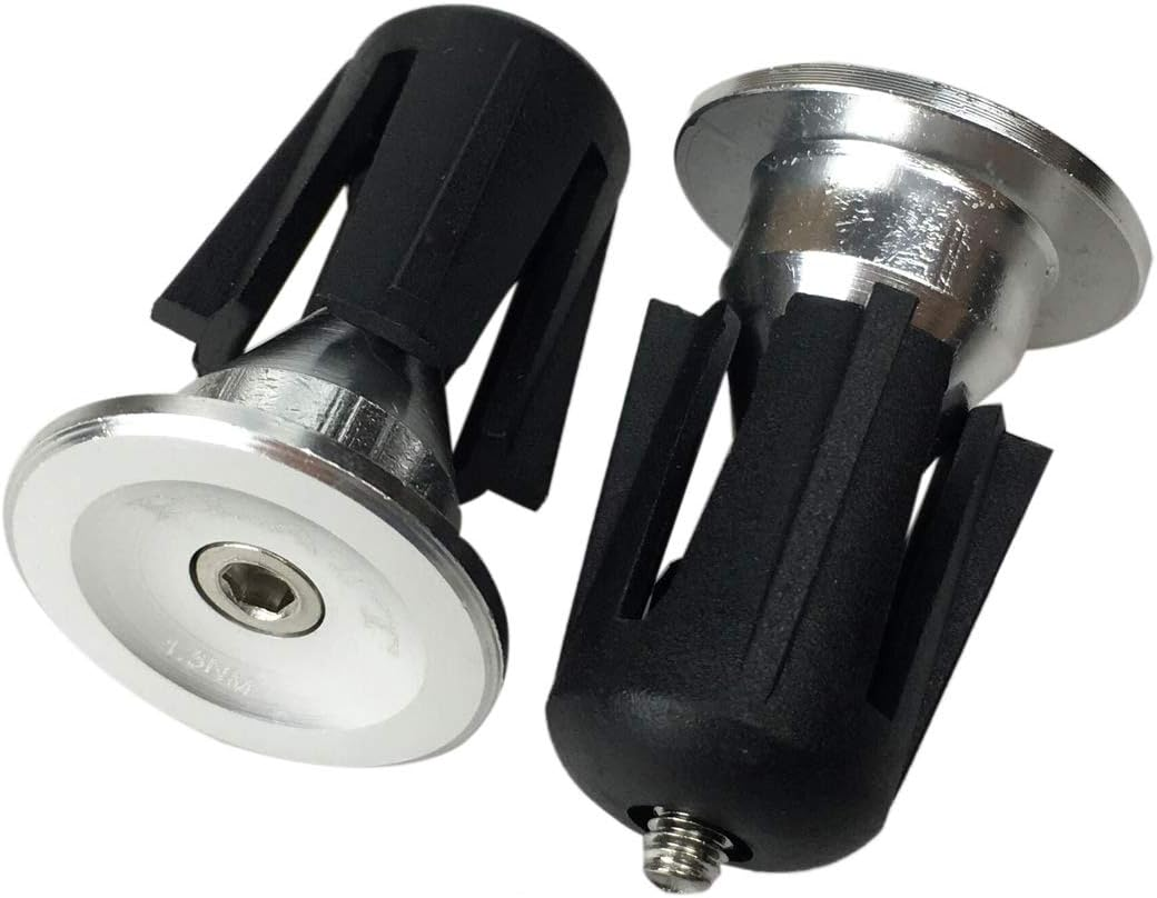 PLATT Bicycle Bar End Plugs Aluminum Bike Handlebar Cap for Road Bike Mountain Bike BMX (One Pair) - Black image number 7