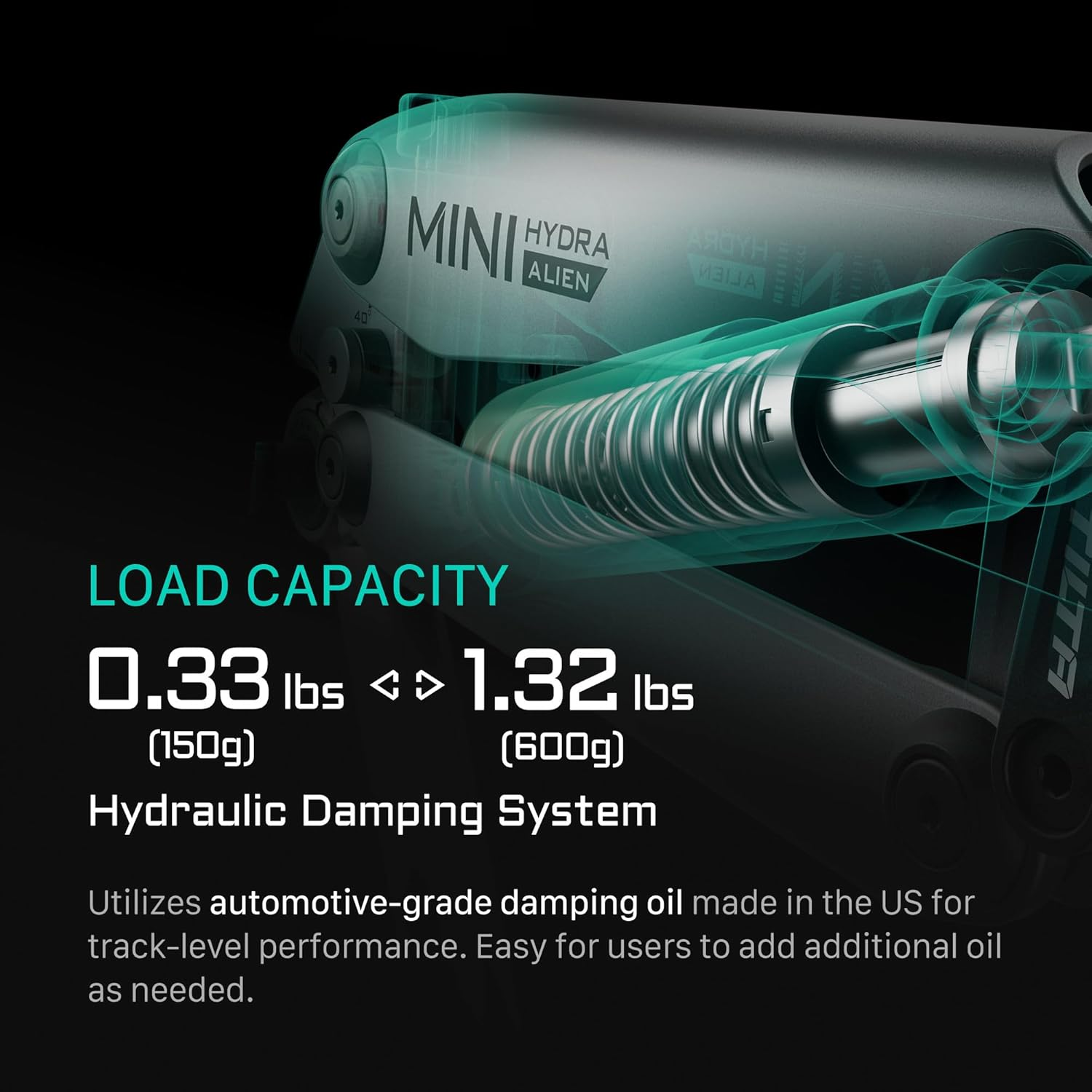 Tilta Hydra Alien Mini Electronic Suction Cup Kit - Titanium Gray | Compatible with DJI Pocket 3, and Other Action Cams/Smartphones | Hydraulic Damping | Adjustable Arm image number 6