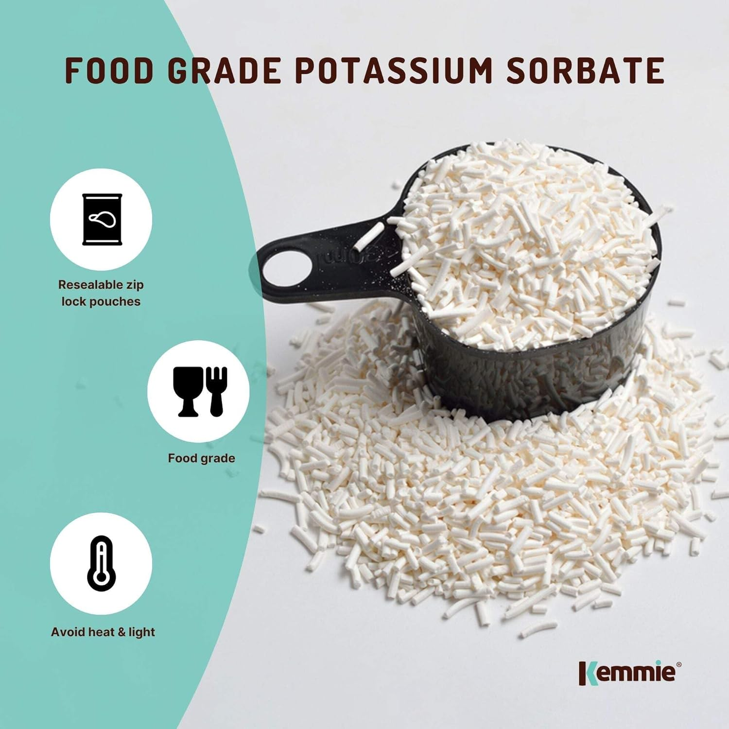 2Kg Potassium Sorbate Granules Food Grade Preservative Cosmetics Brew Skin E202 image number 6