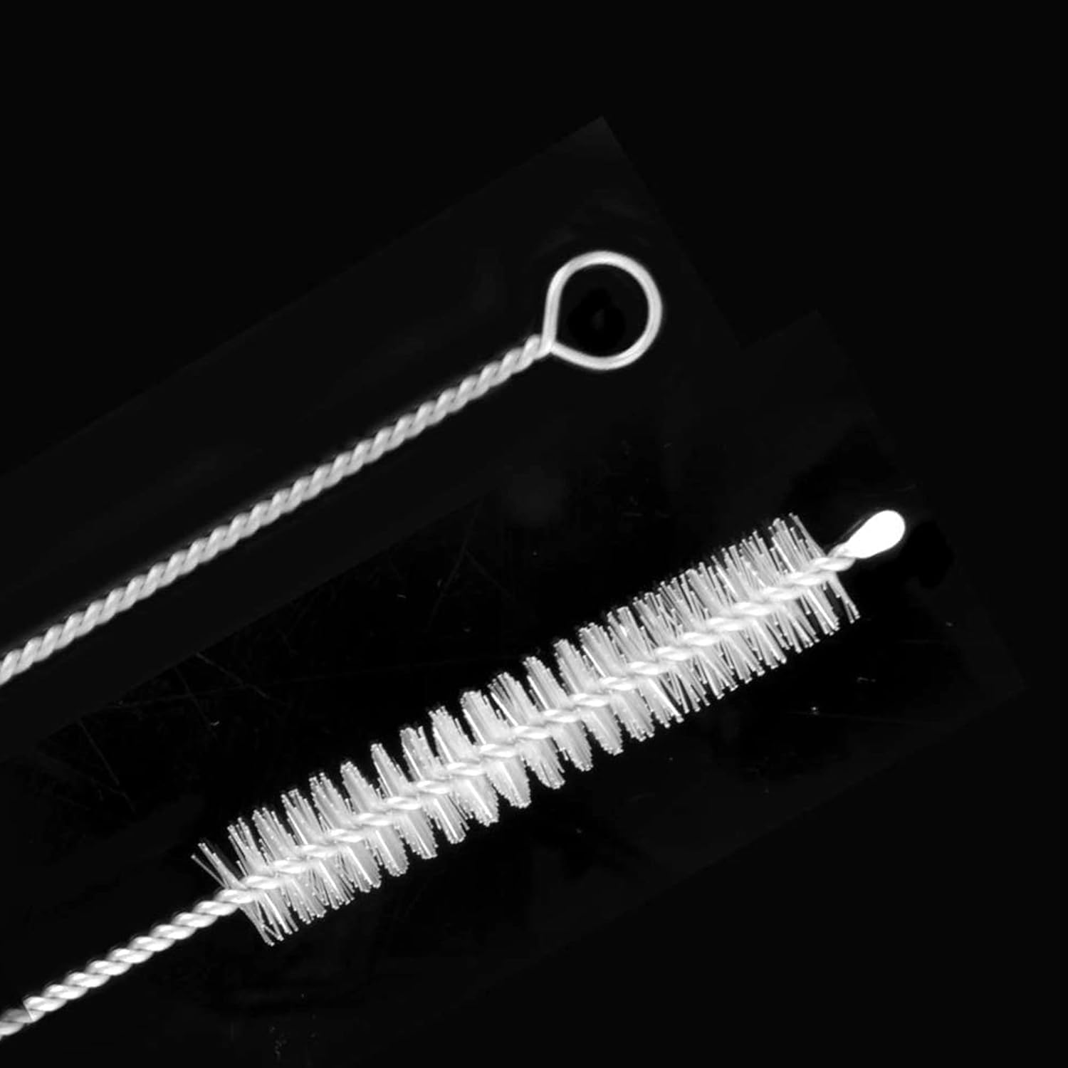 Sulfar 2 Straws Cleaning Brush - BPA Free - 2 Heavy Bristle Straw Cleaner for Washing Ss Drink Straws, Tea Pot Spout, Glass Bottles, Mini, Micro, Pipe image number 6