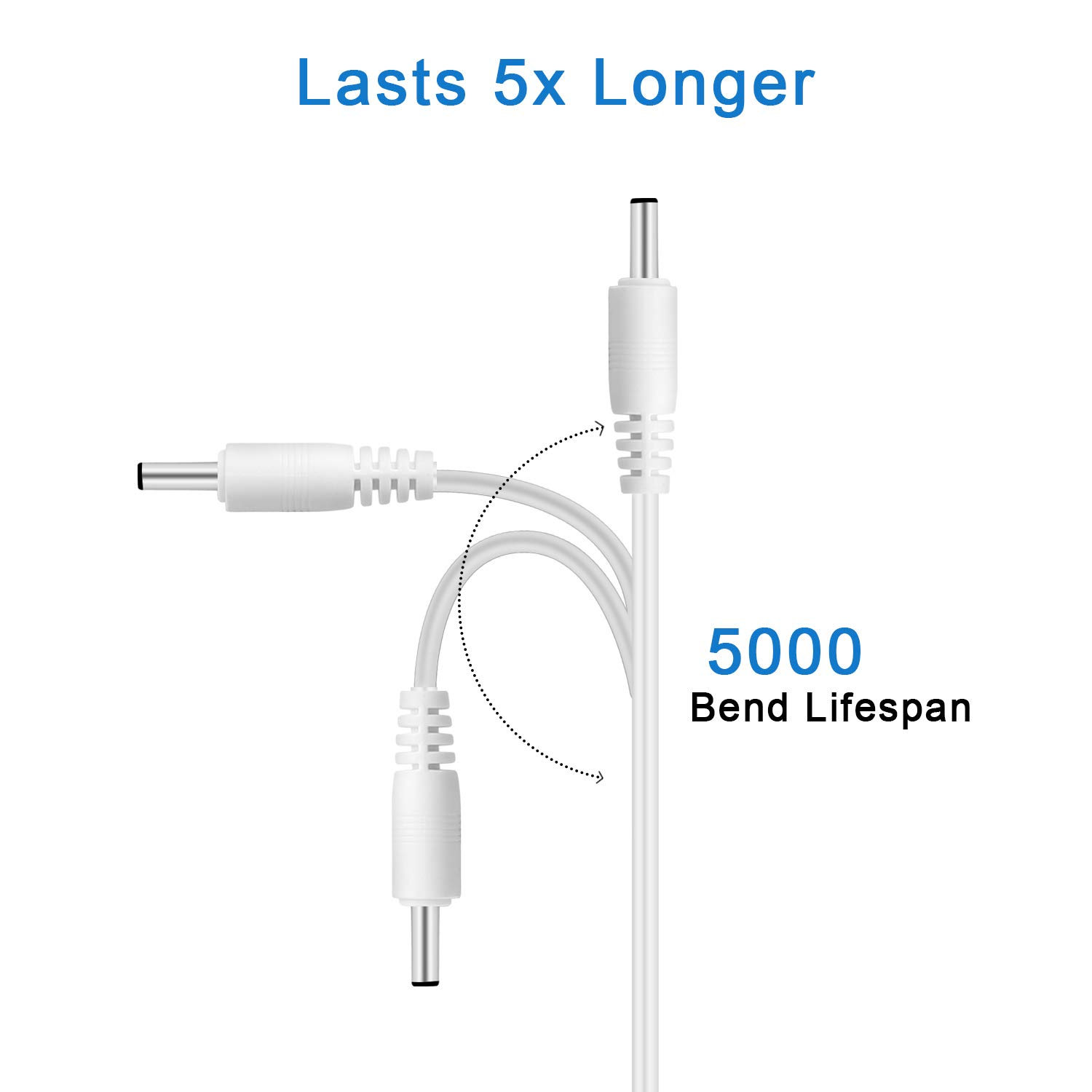 Replacement Charger Cord for LELO Gigi/Gigi 2, Mia, Mona/Mona 2 / Mona Wave, Lna Wave, Ora/Ora 2, Lily/Lily 2, Liv/Liv 2, FOREO Luna Series Facial Cleanser Charger Cable image number 1