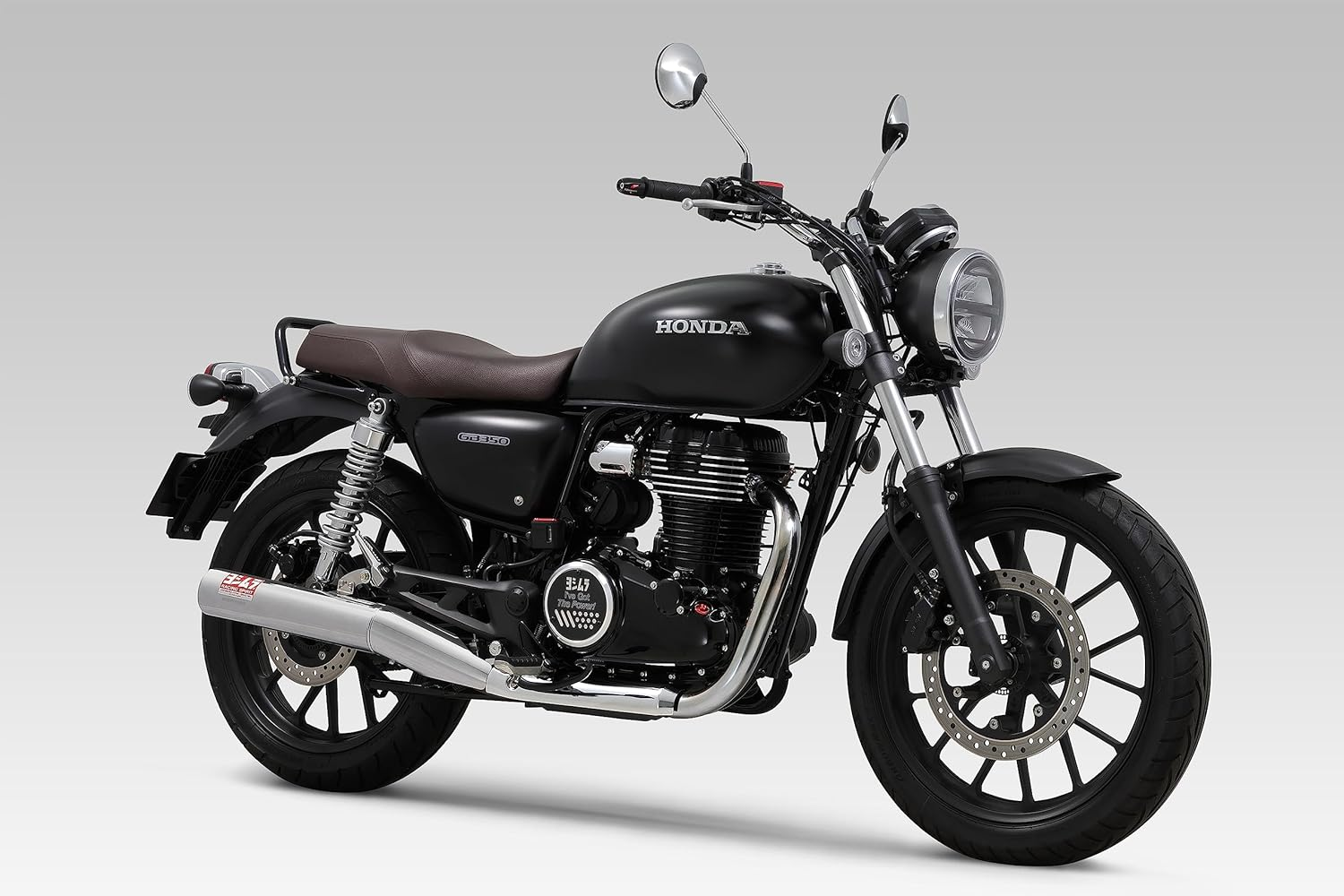 Yoshimura Slip-On GB350 (21-23) Straight Cyclone, Government Certified, YOSHIMURA 110-47G-5650 image number 2