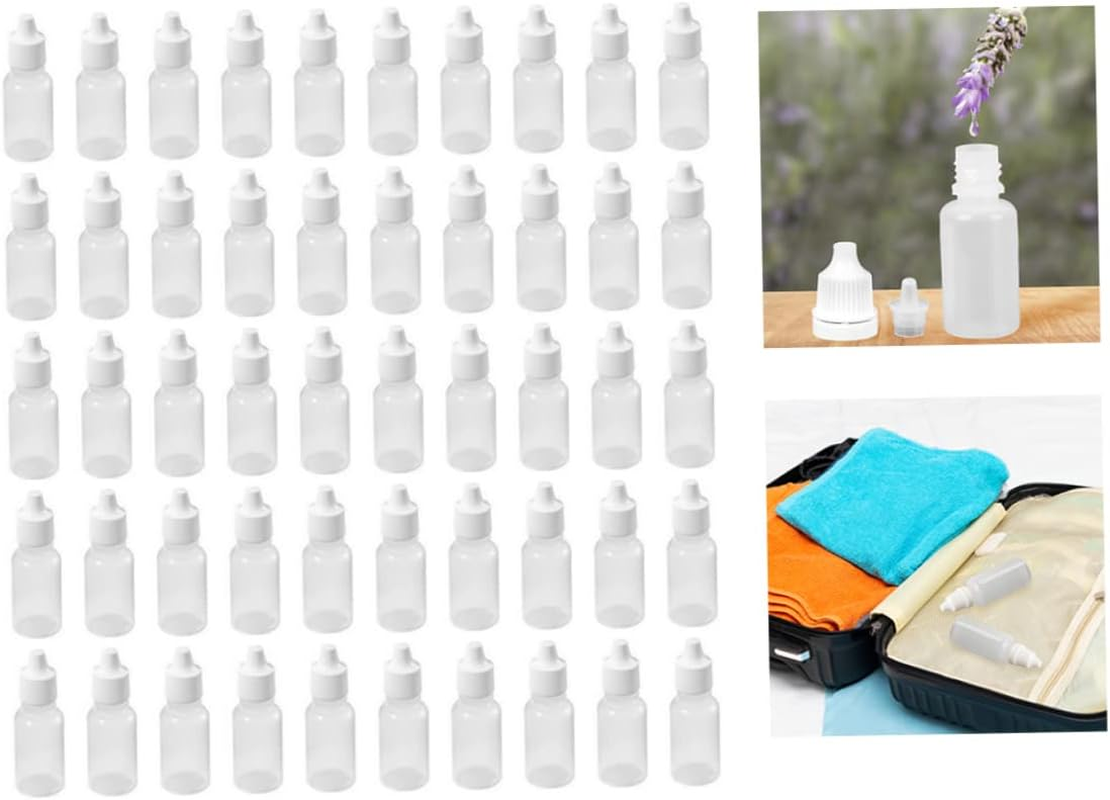 Squeezable Dropper Bottle 20Ml Plastic Empty Liquid Dropper Essential Oil Container 50PCS Empty Liquid image number 3
