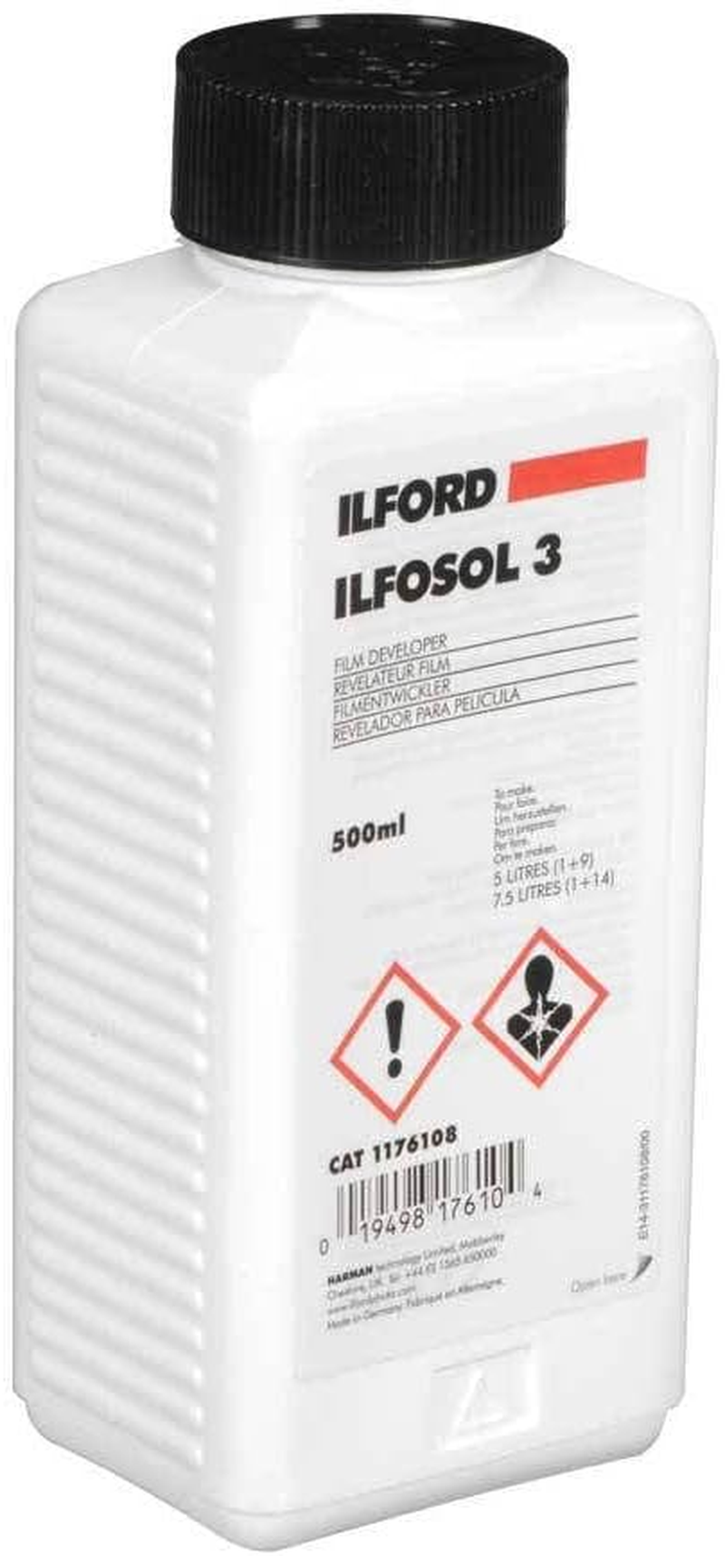 Ilford Ilford Ilfosol 3 Dev, 500Ml Fundamental, Plain (1131778) image number 1