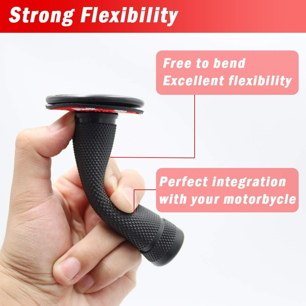7/8" Motorcycle Handlebar Gel Grip for K.T.M CRF EXC YZF Protaper Pro Conica Motocross Dirt Pit Bike (Red) image number 1