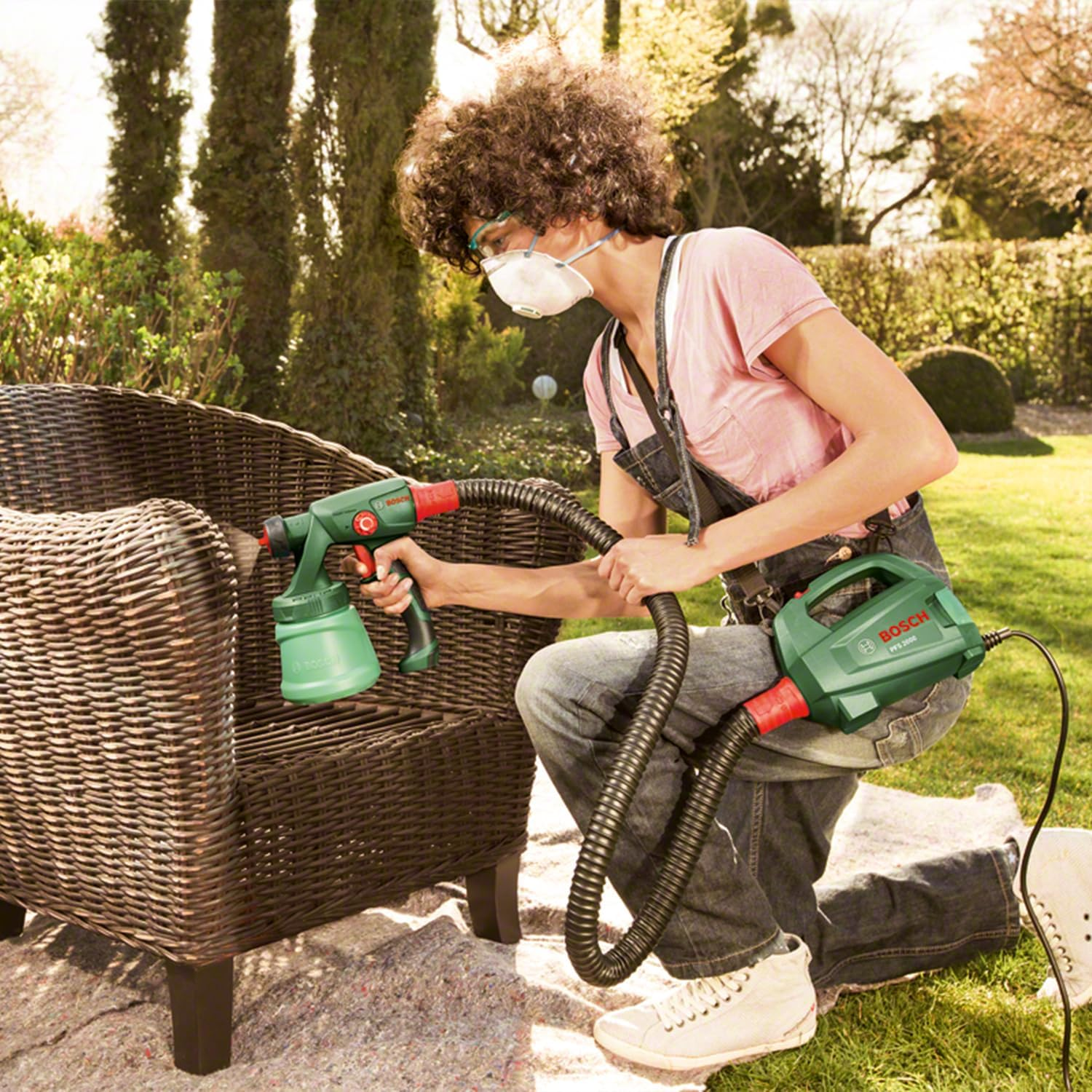 Bosch PFS 2000 Electric Paint Spray System 440 Watt in Box image number 4