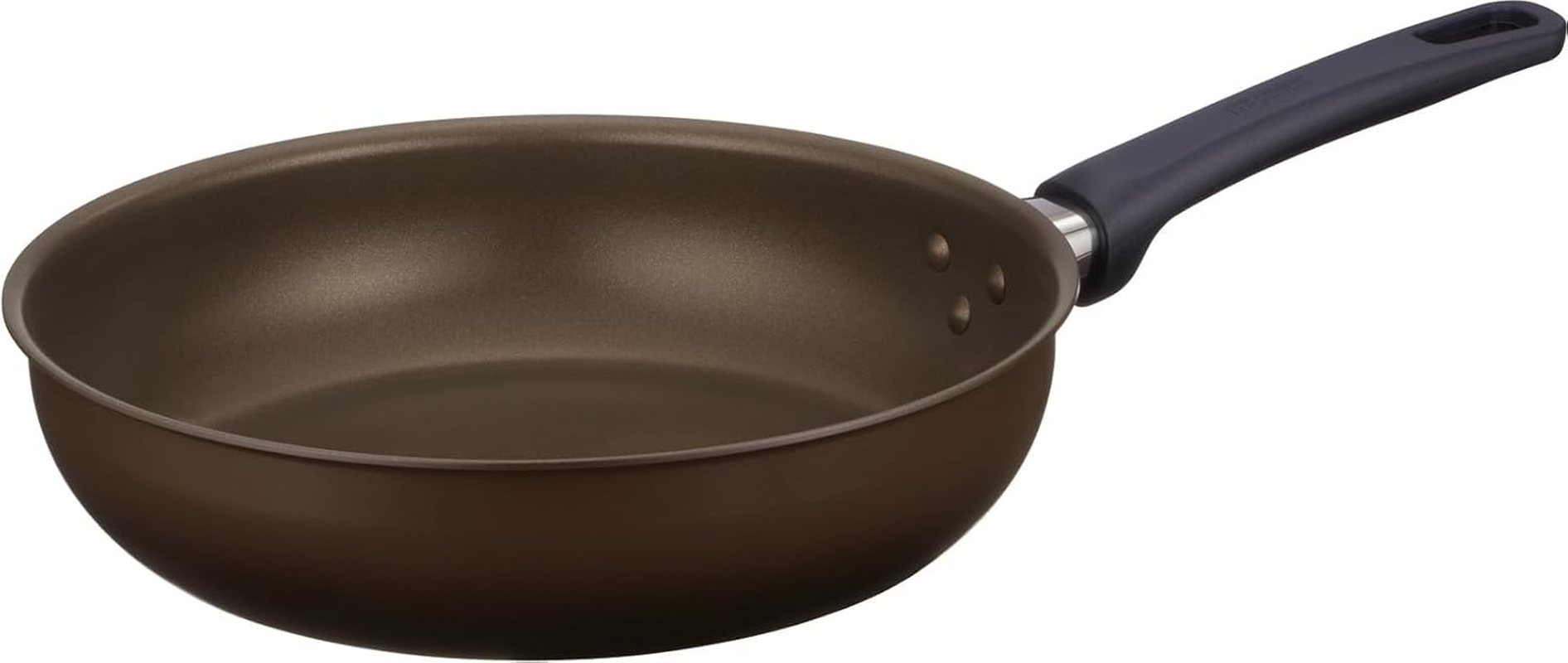 Thermos Durable Series KFL-028D DBW Stir-Fry Pot, 11.0 Inches (28 Cm), Dark Brown, for Gas Fire