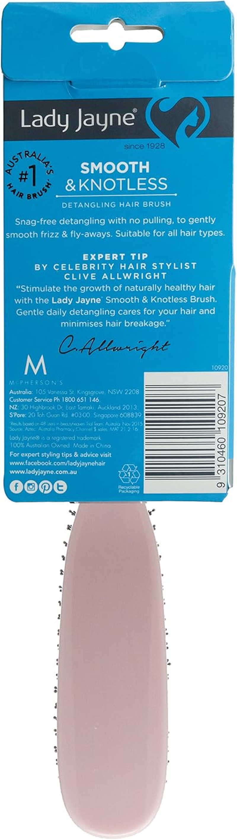 Lady Jayne Detangling Brush Large image number 3